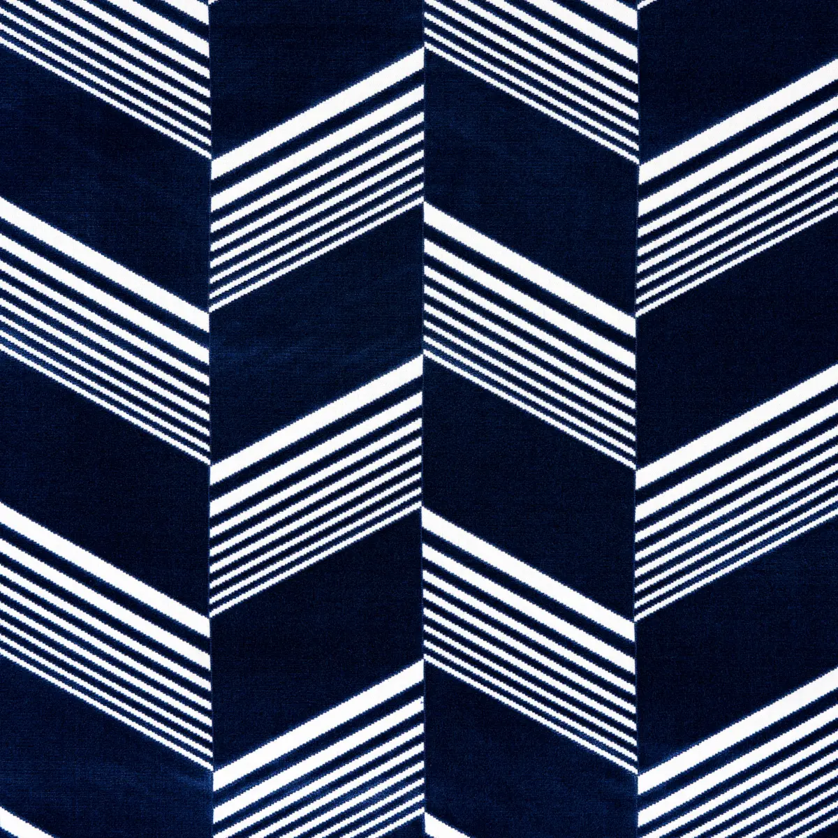 JESSIE CUT VELVET_ NAVY & WHITE