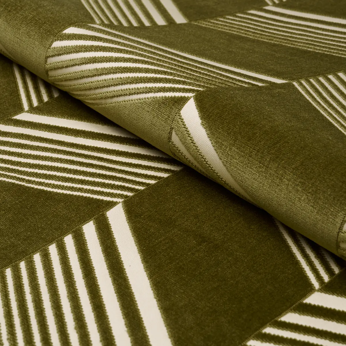 JESSIE CUT VELVET_ OLIVE