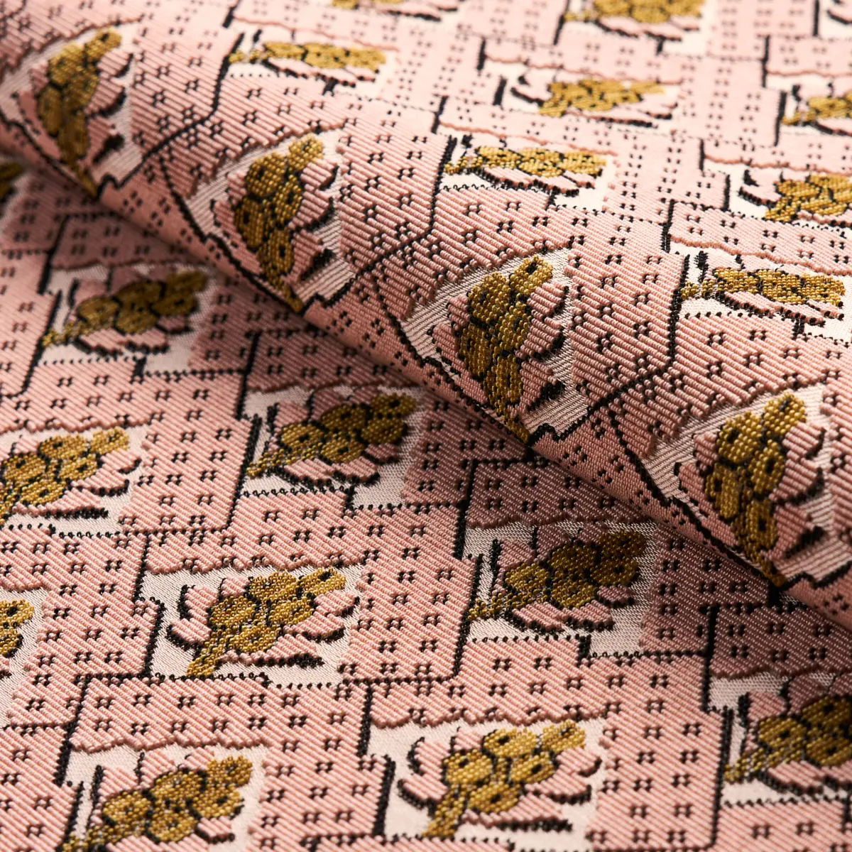 BLAIR SILK ÉPINGLÉ_ WYTHE ROSE