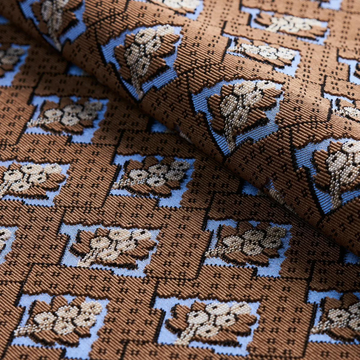 BLAIR SILK ÉPINGLÉ_ CHARLTON BROWN