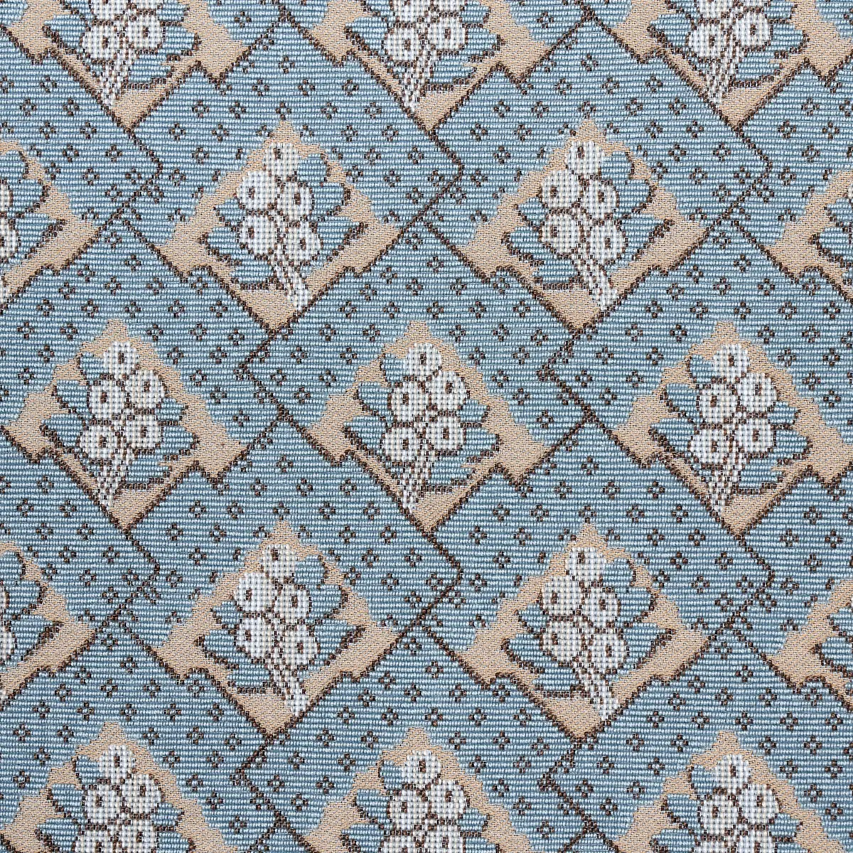 BLAIR SILK ÉPINGLÉ_ WORCESTER BLUE