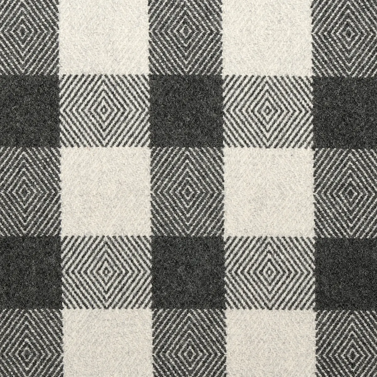 GALT WOOL CHECK_ CHARCOAL