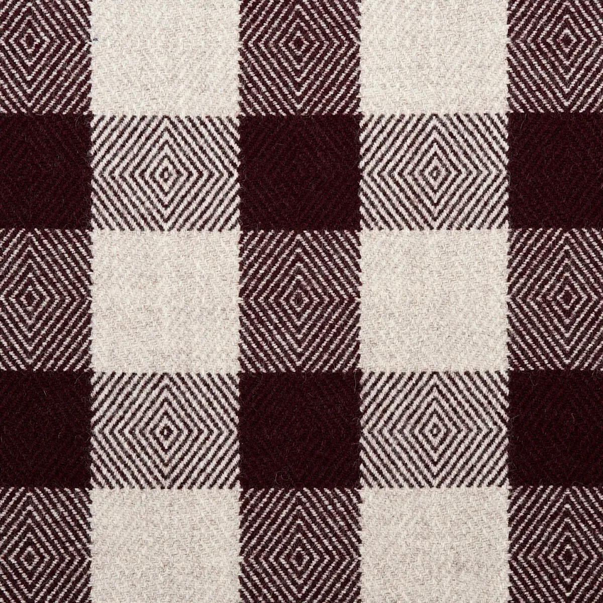 GALT WOOL CHECK_ PLUM