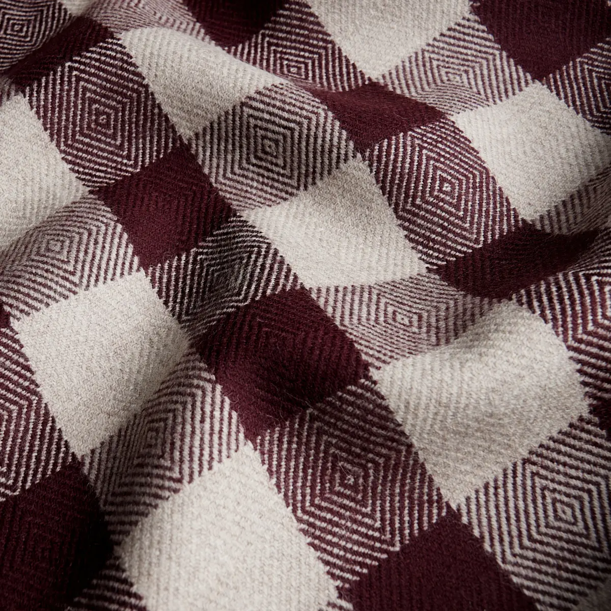 GALT WOOL CHECK_ PLUM