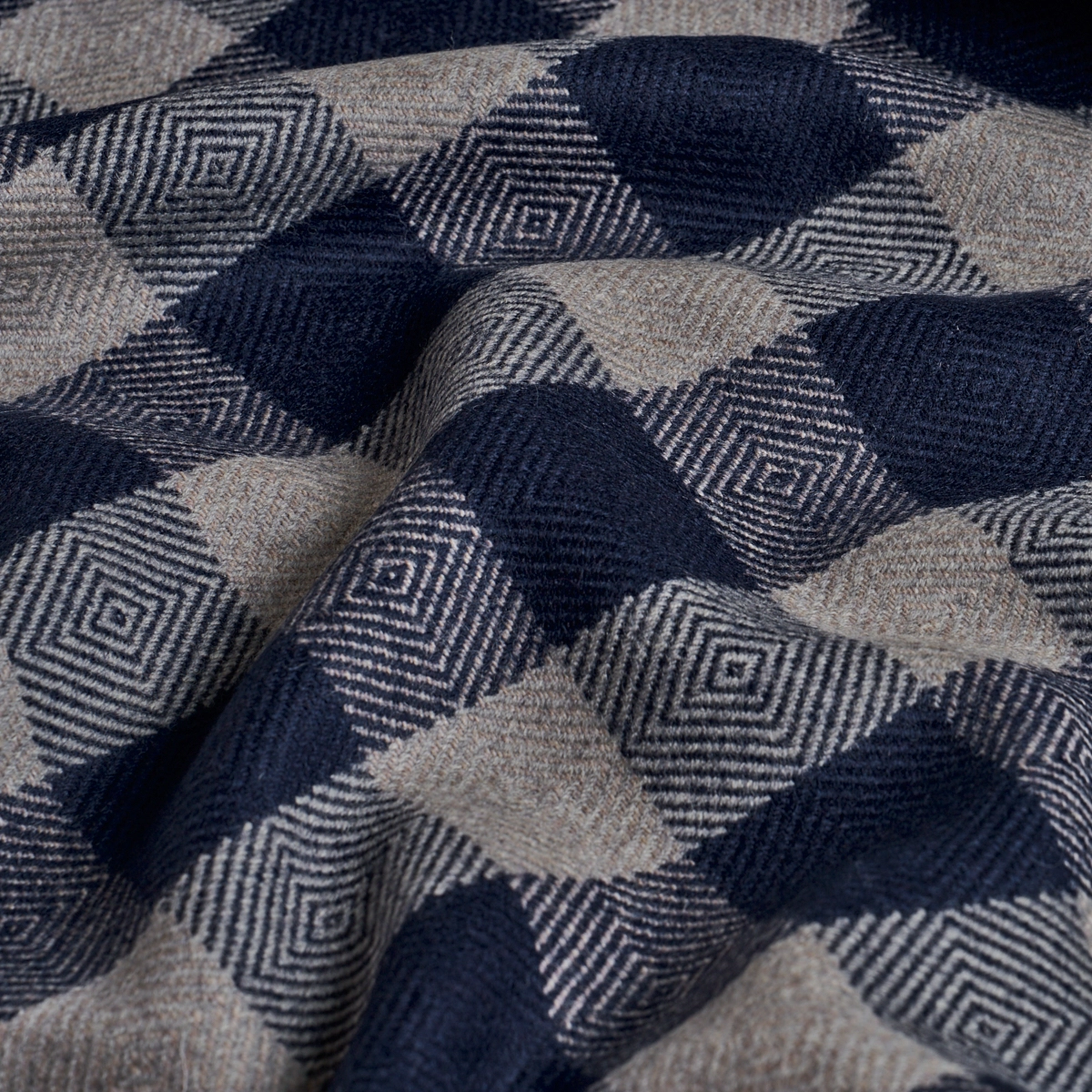 GALT WOOL CHECK_ INDIGO