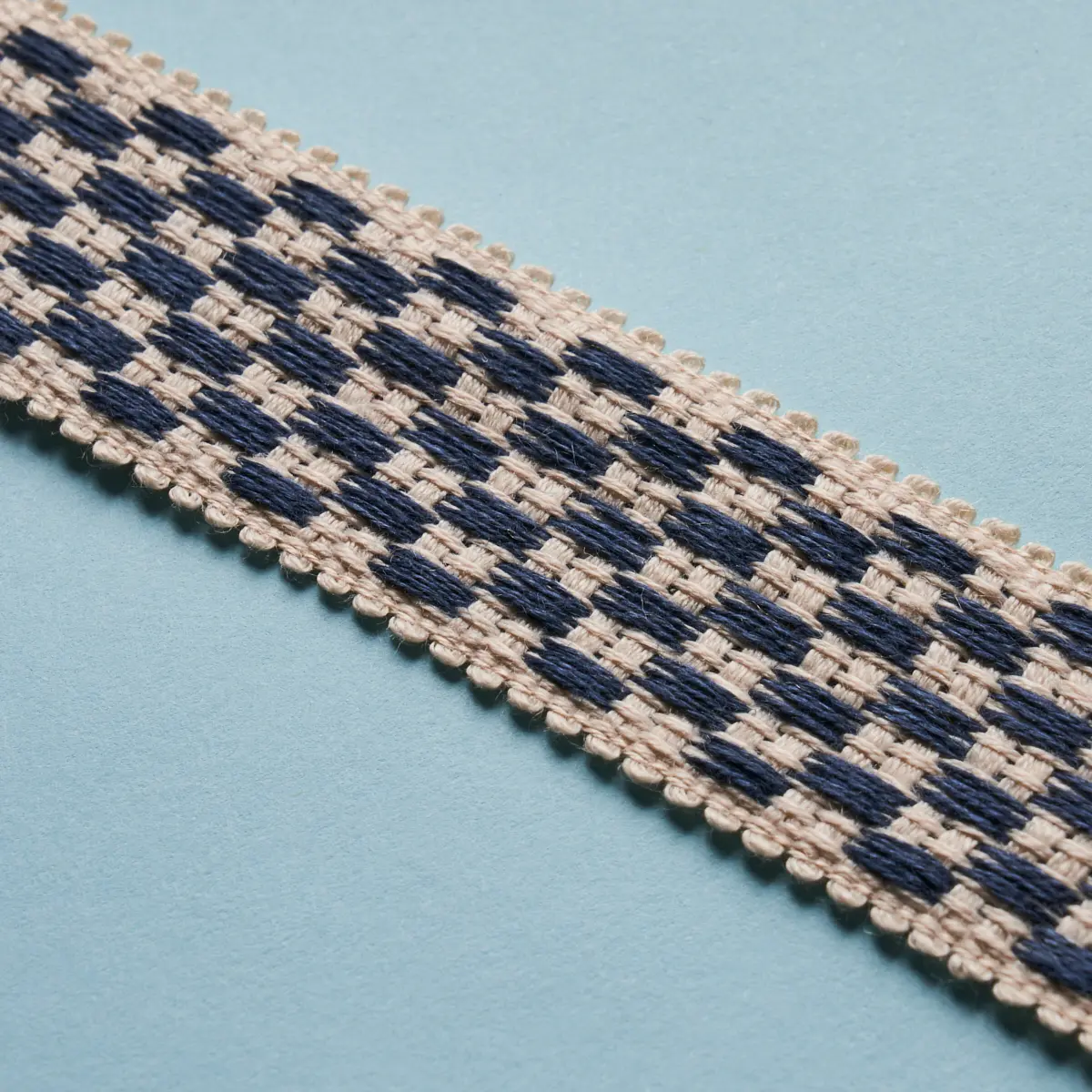 CRAWFORD CHECK TAPE MEDIUM_ INDIGO