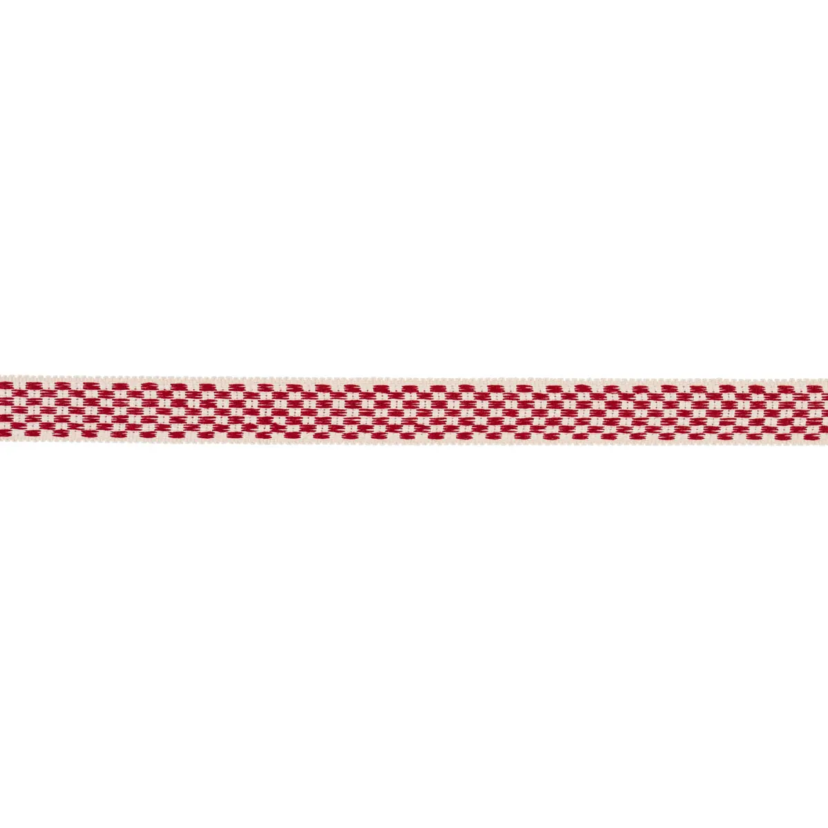 CRAWFORD CHECK TAPE MEDIUM_ CORNWALLIS RED