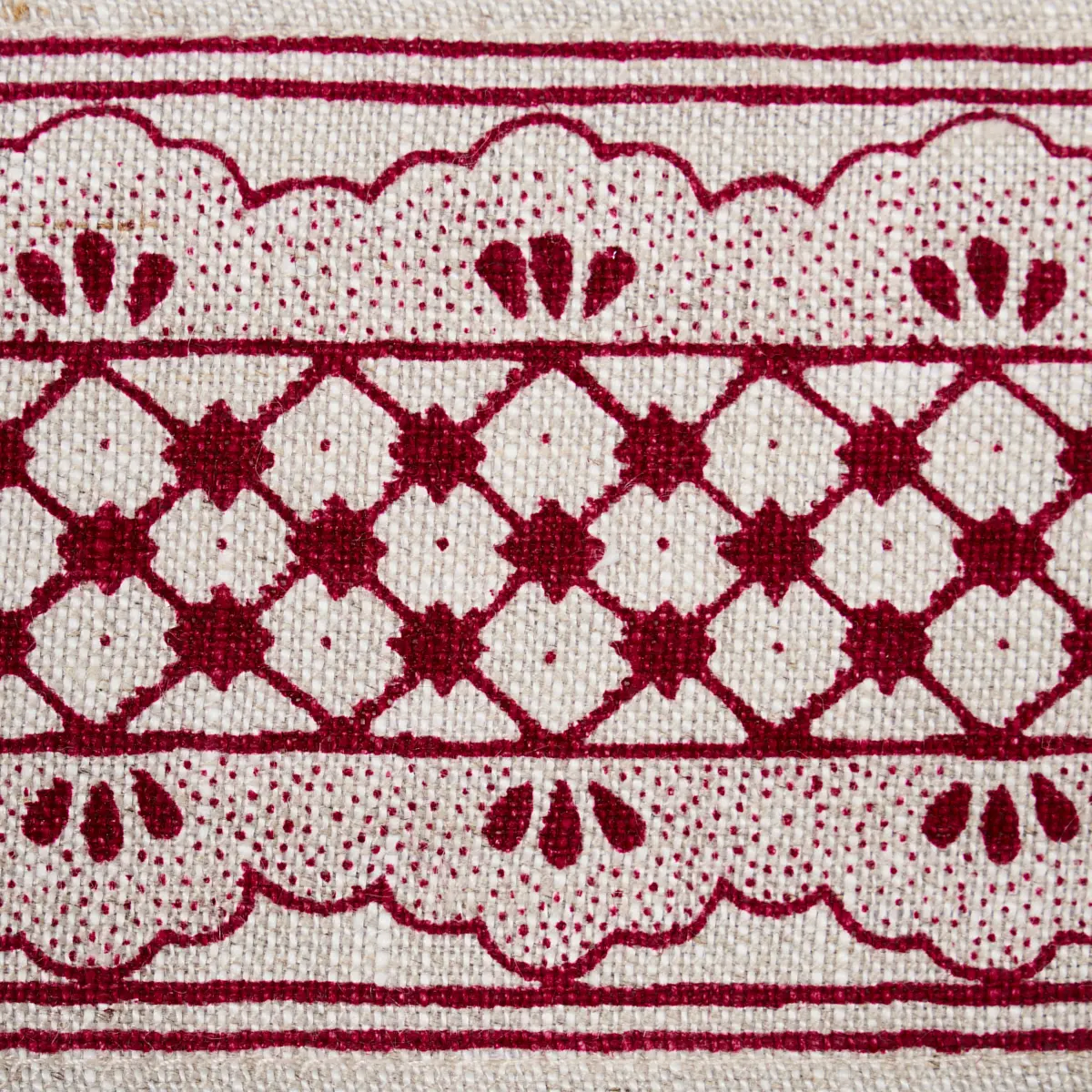 DAVISON SCALLOPED TAPE_ CRIMSON