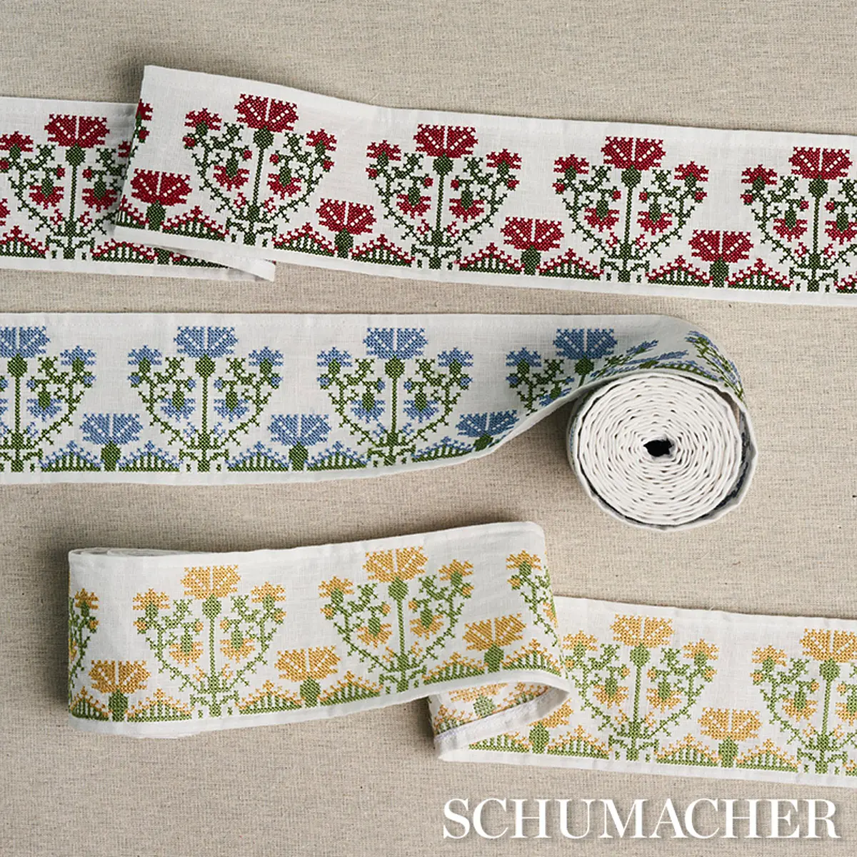 CUSTIS EMBROIDERED TAPE_ CHESAPEAKE