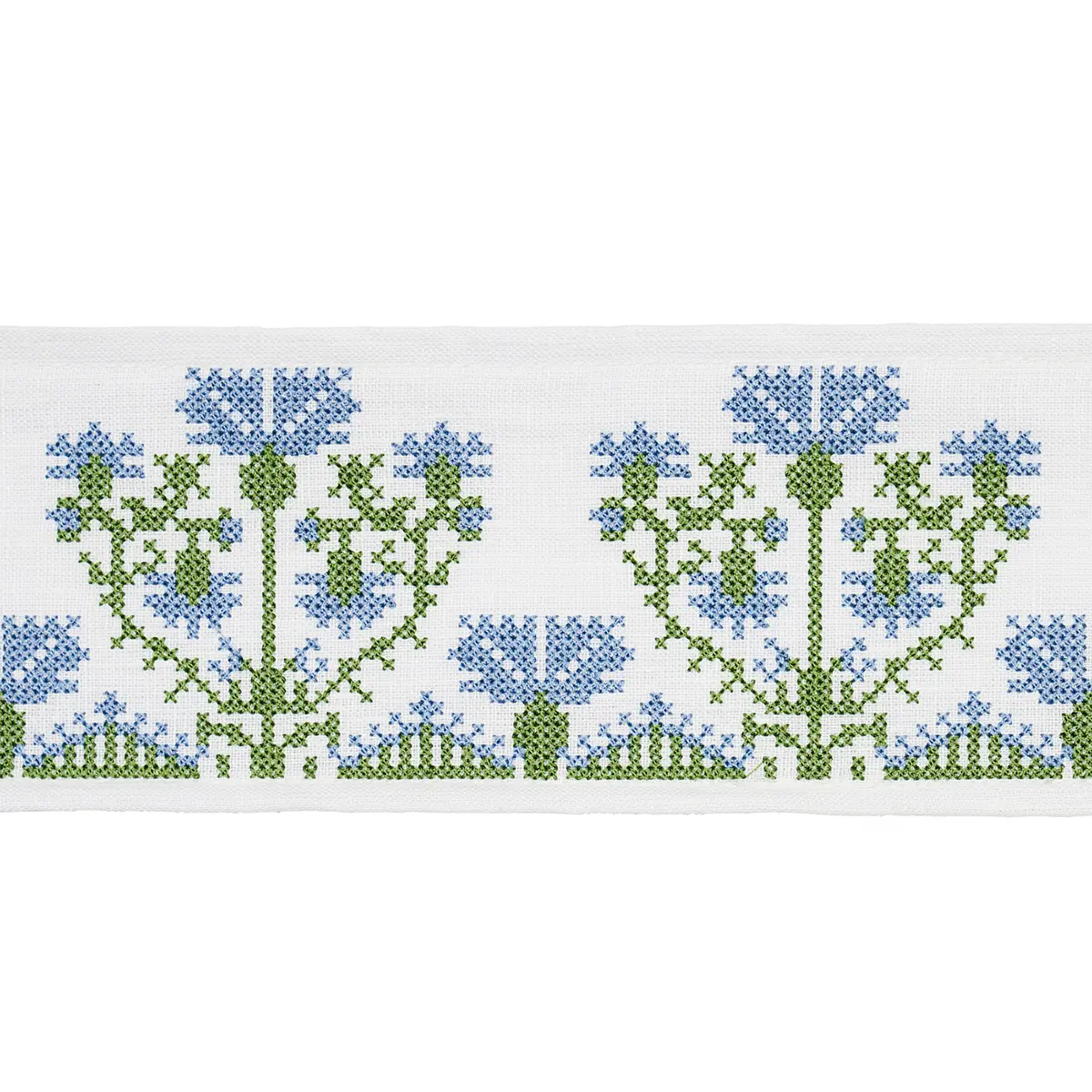 CUSTIS EMBROIDERED TAPE_ CHESAPEAKE