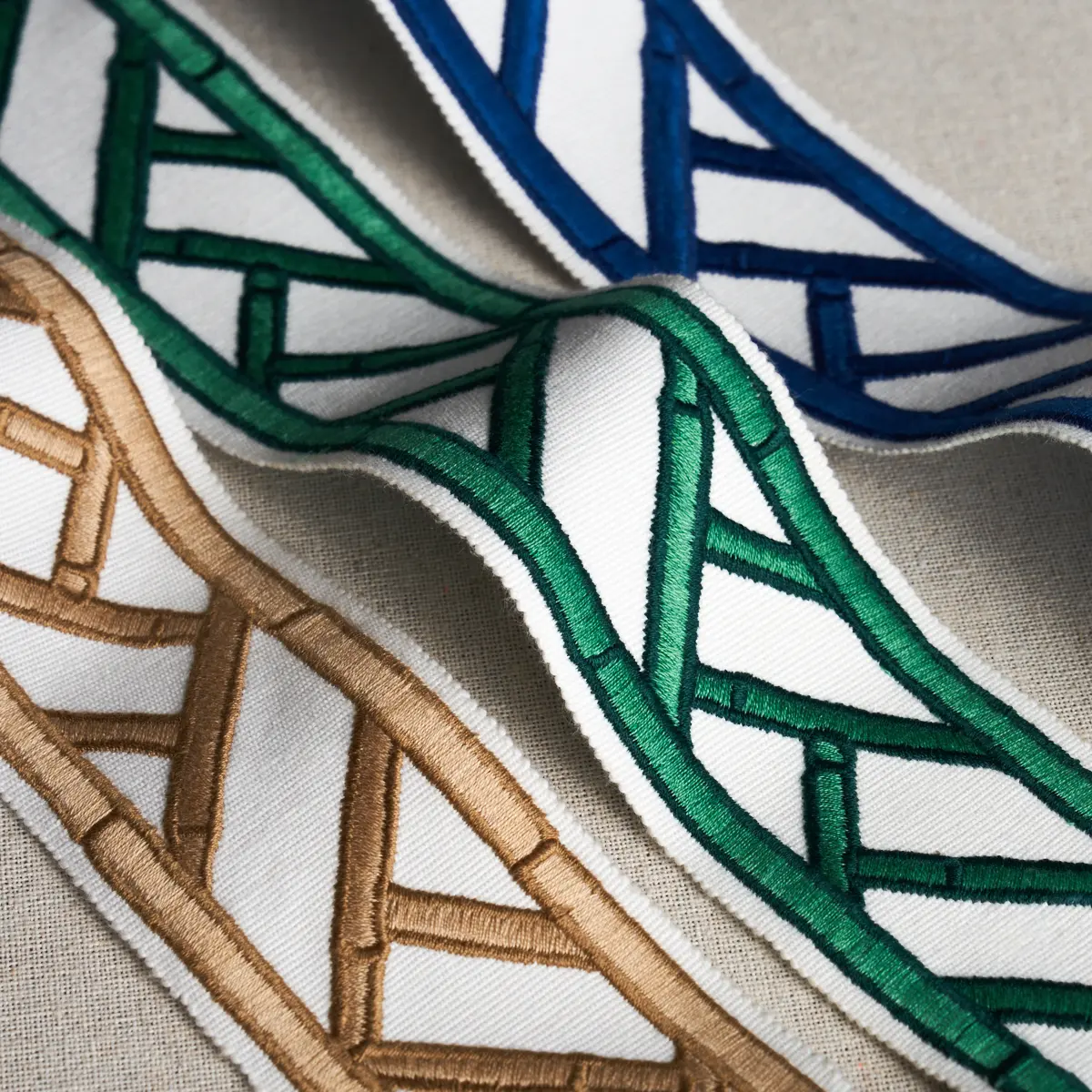 BAMBOO TRELLIS TAPE_ GREEN