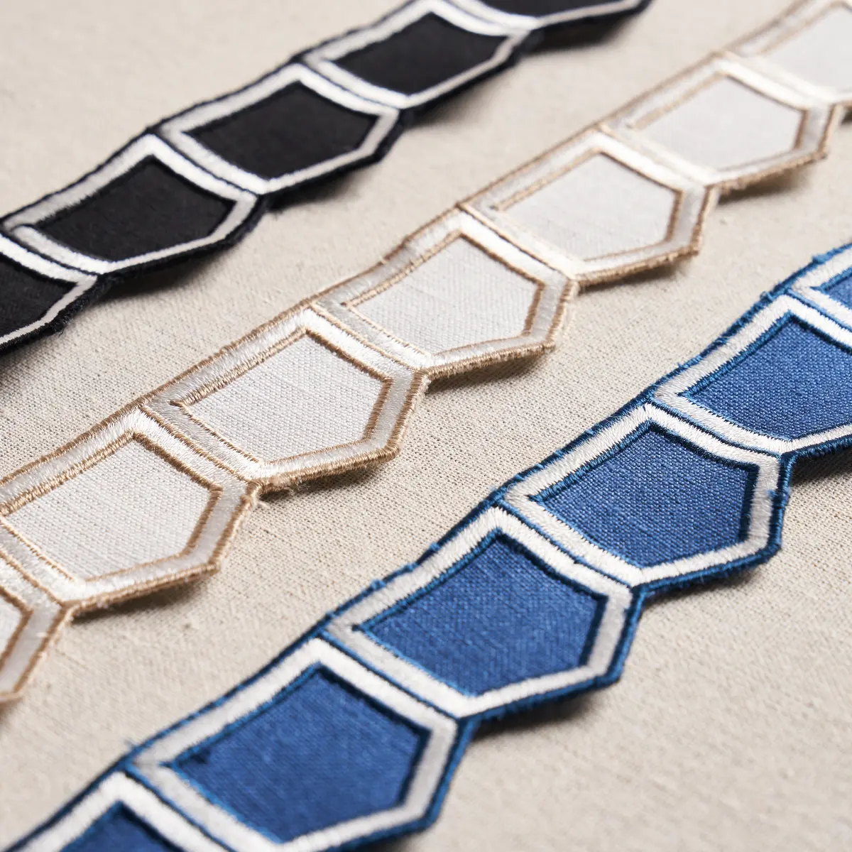 Honeycomb Trim_ BLUE