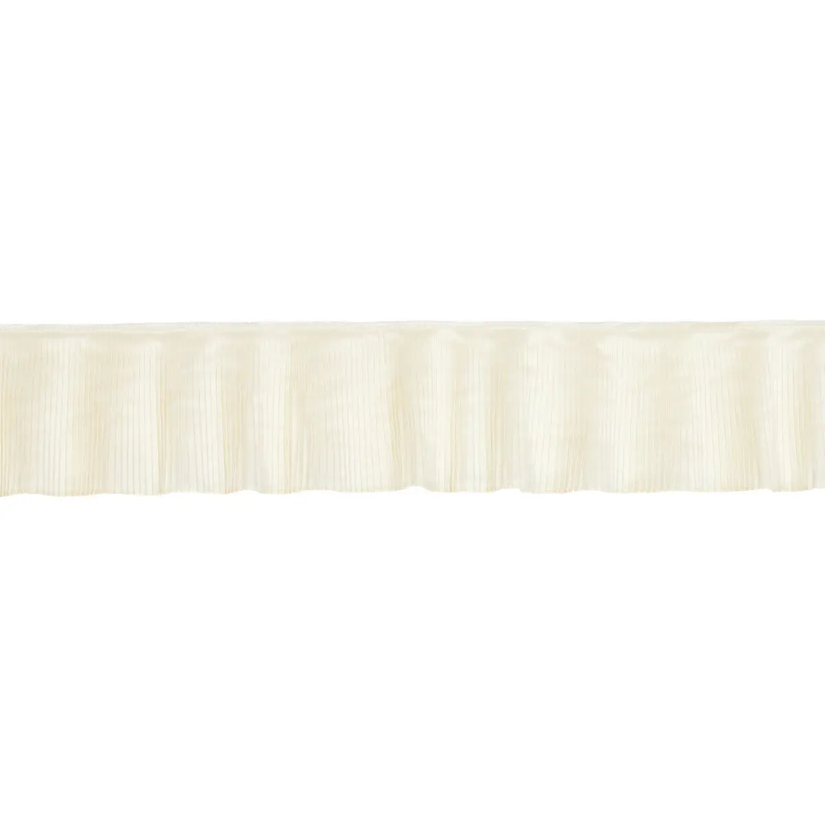 BOTTICELLI SILK RUFFLE TRIM_ BONE