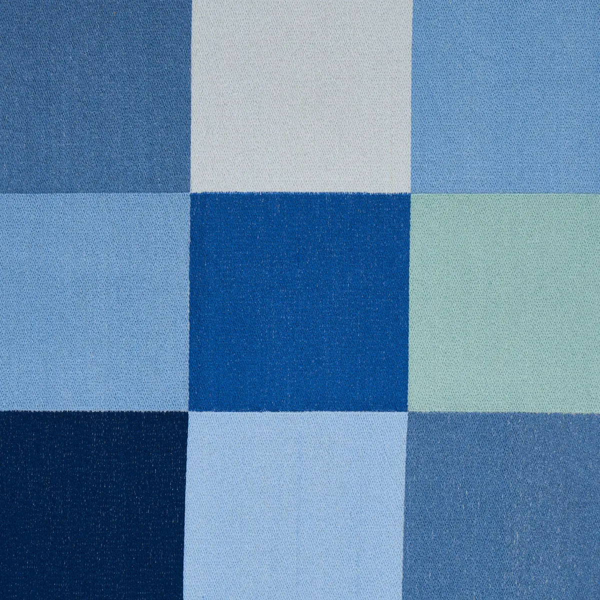 EMBROIDERED TILE_ BLUE