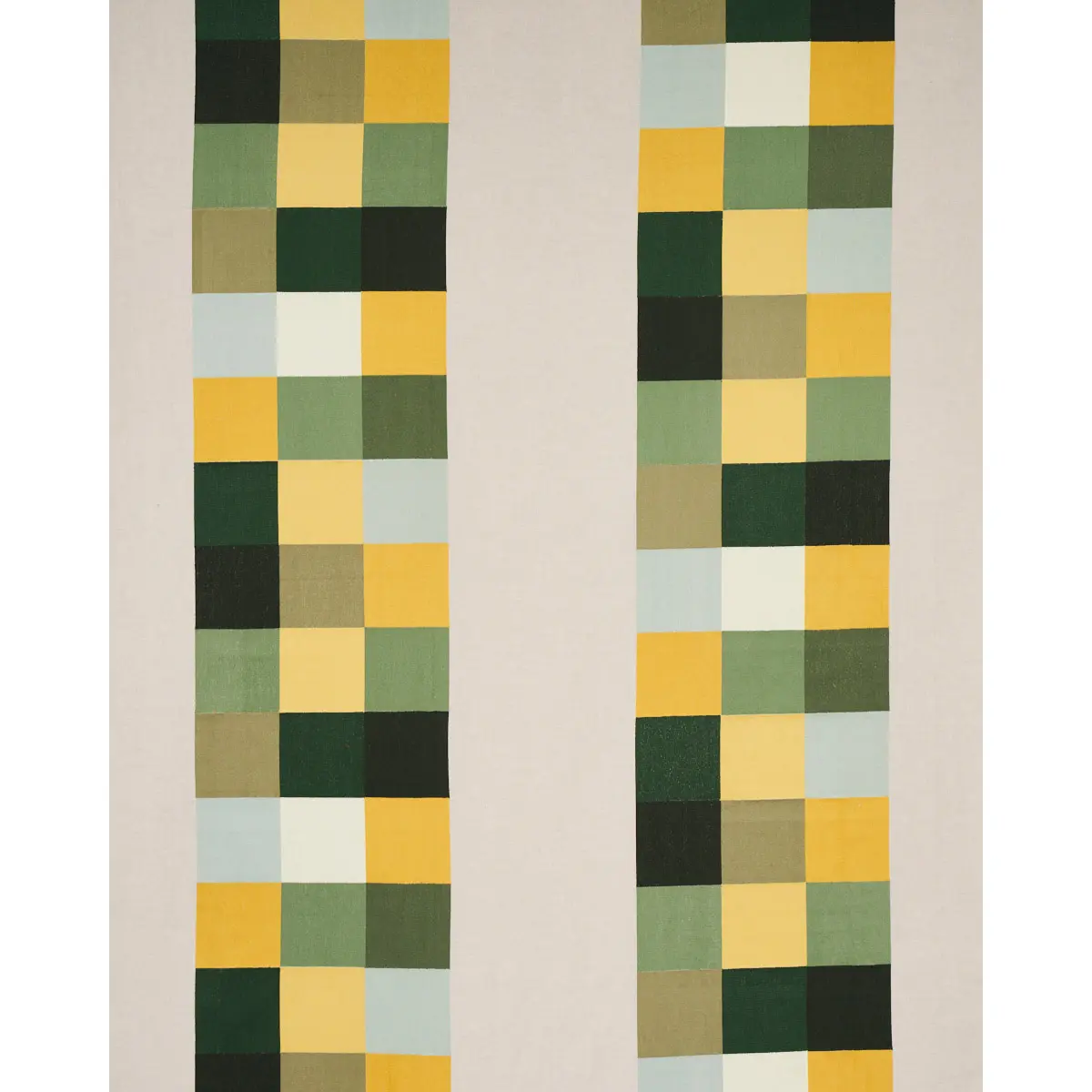 EMBROIDERED TILE_ GREEN