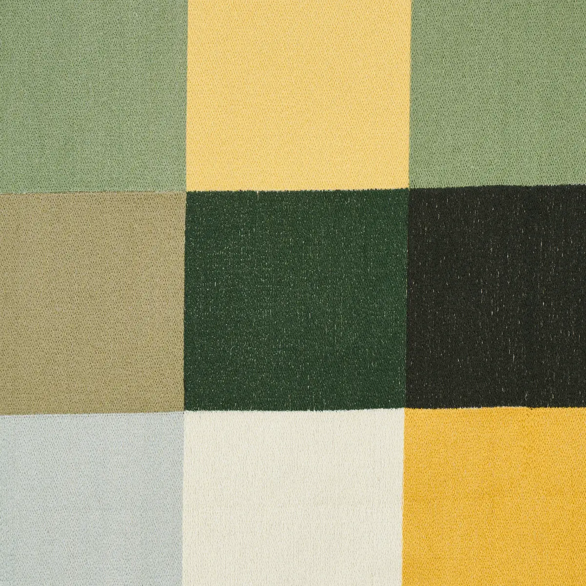 EMBROIDERED TILE_ GREEN