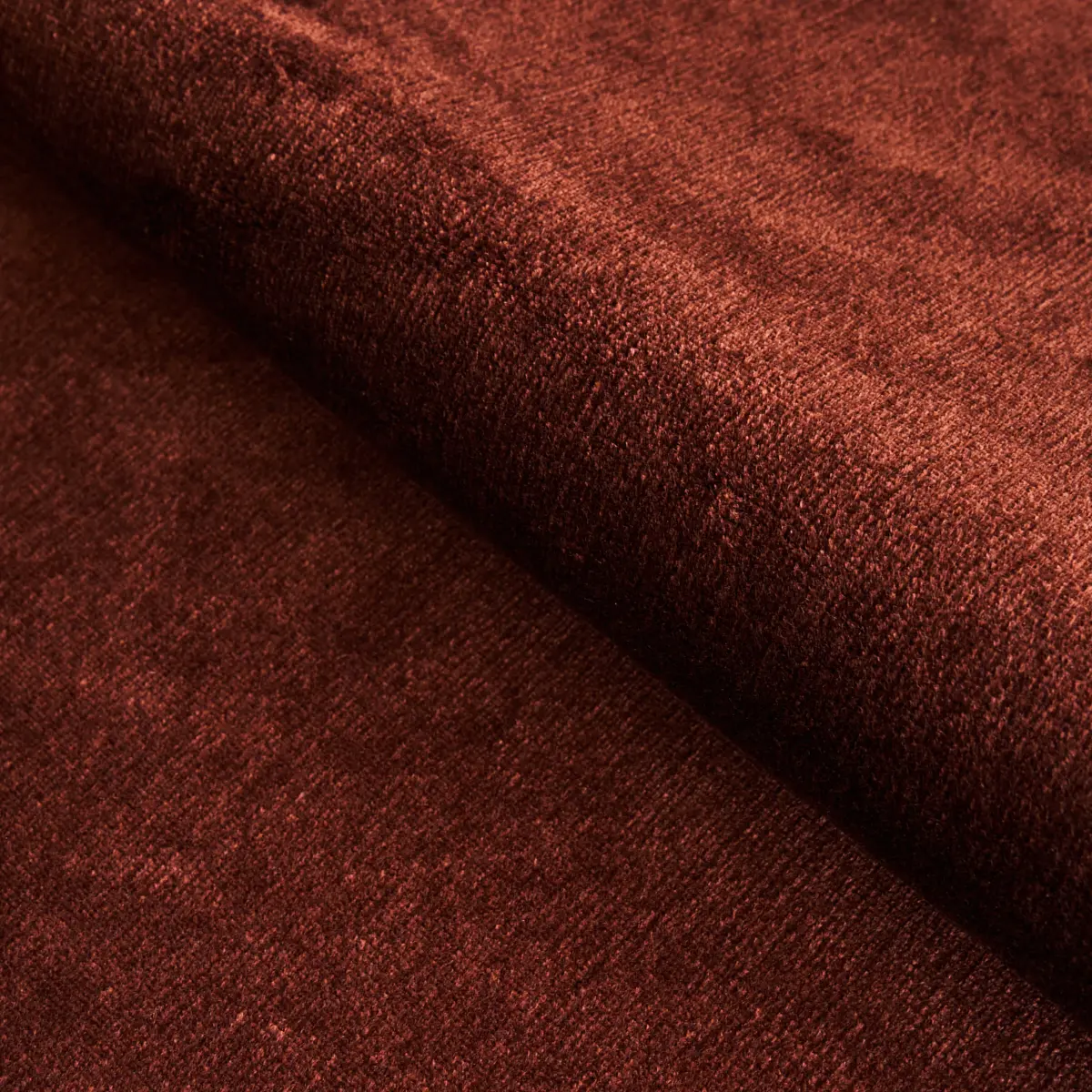 SUMPTUOUS SILK WOOL VELVET_ MAHOGANY
