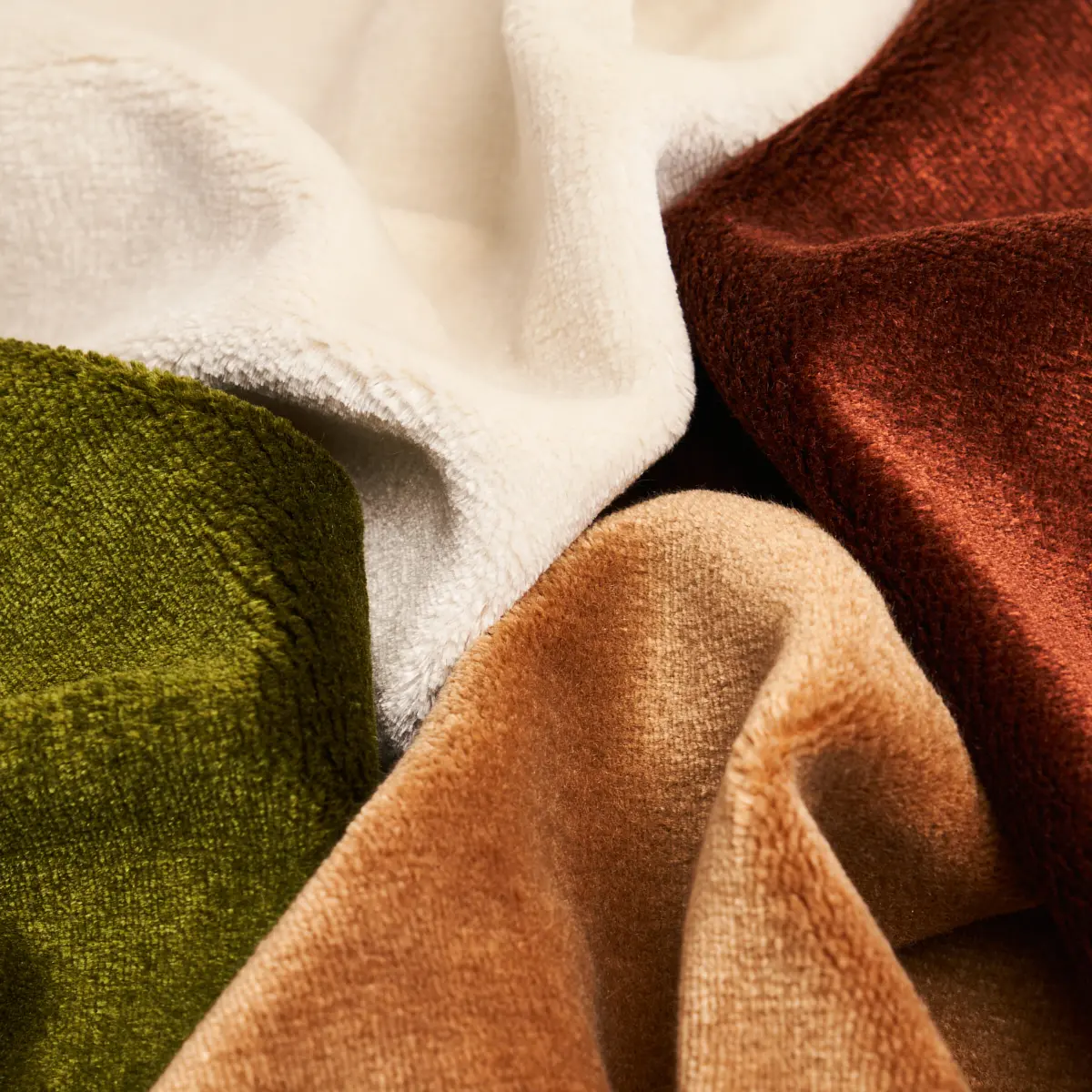 SUMPTUOUS SILK WOOL VELVET_ IVORY