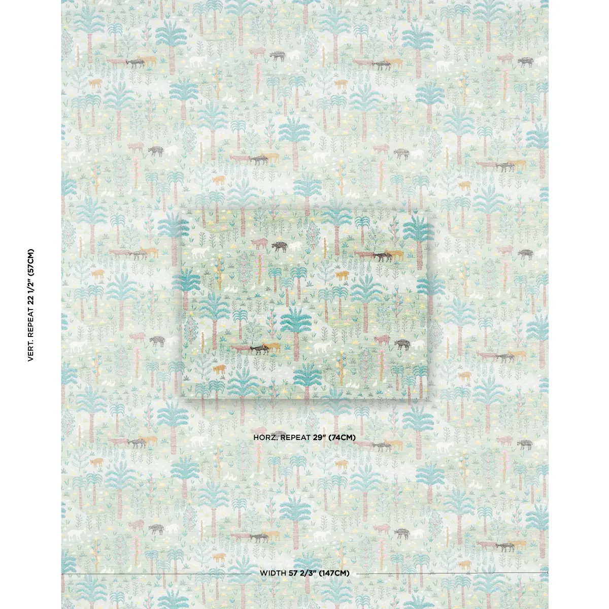 LAS COLINAS SCENIC TAPESTRY_ GREEN