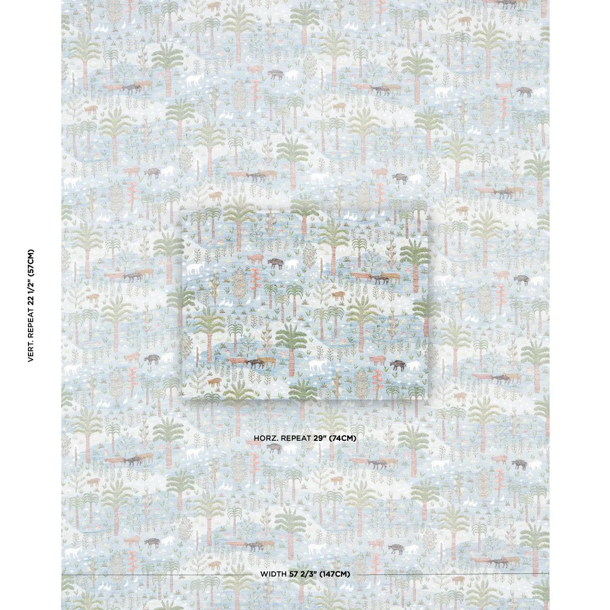 LAS COLINAS SCENIC TAPESTRY_ BLUE