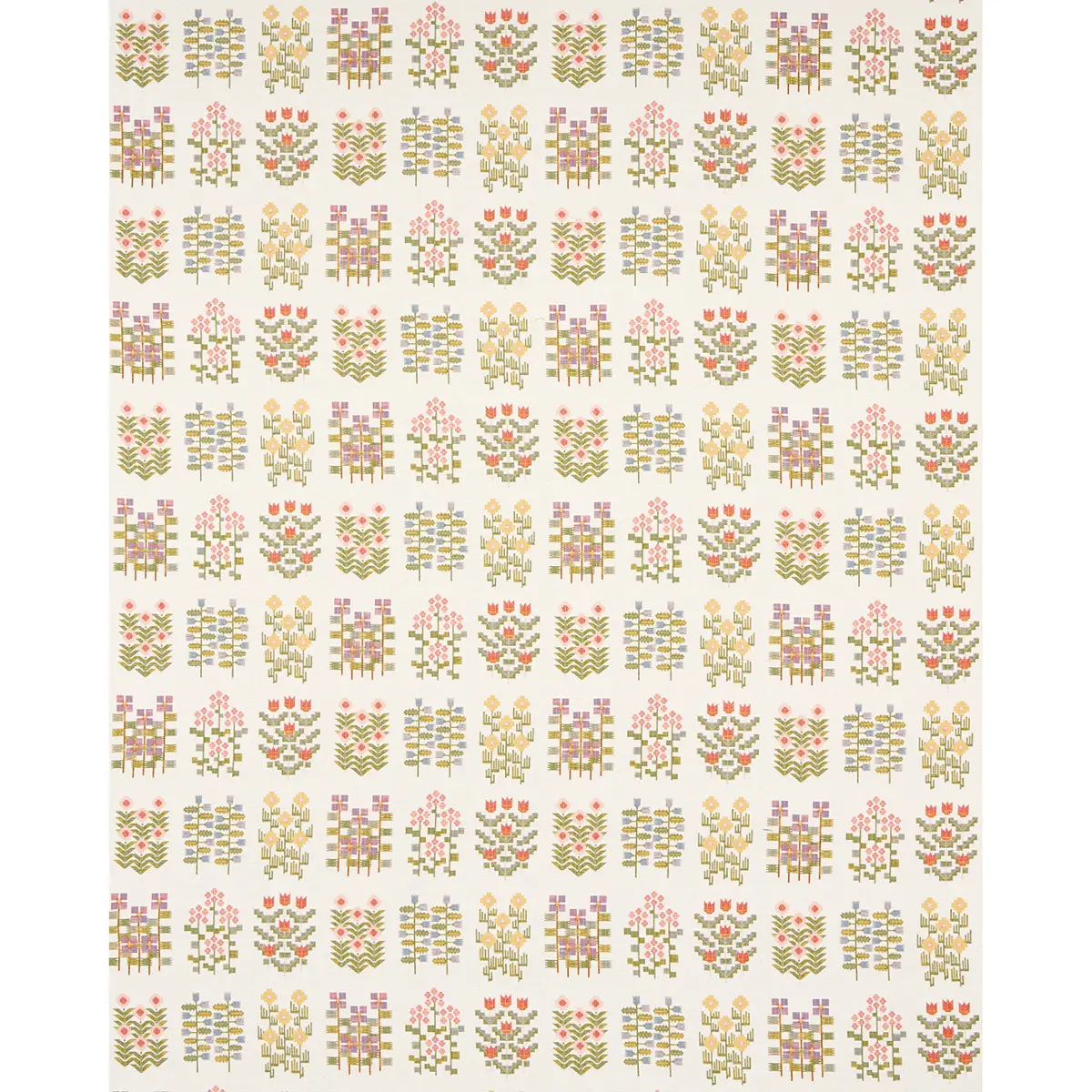 ANNIKA FLORAL TAPESTRY_ MULTI ON IVORY