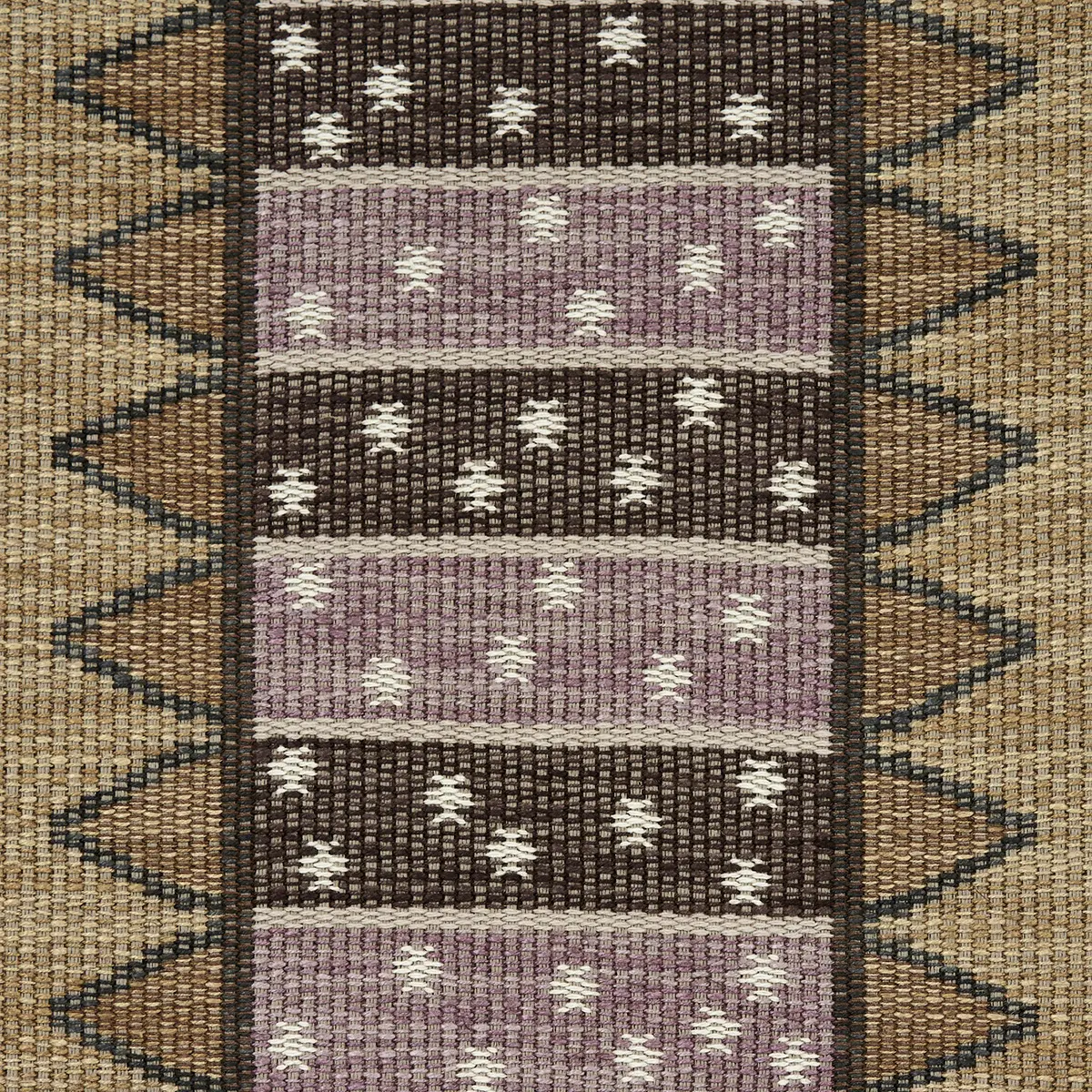 NOOR KILIM STRIPE_ AUBERGINE