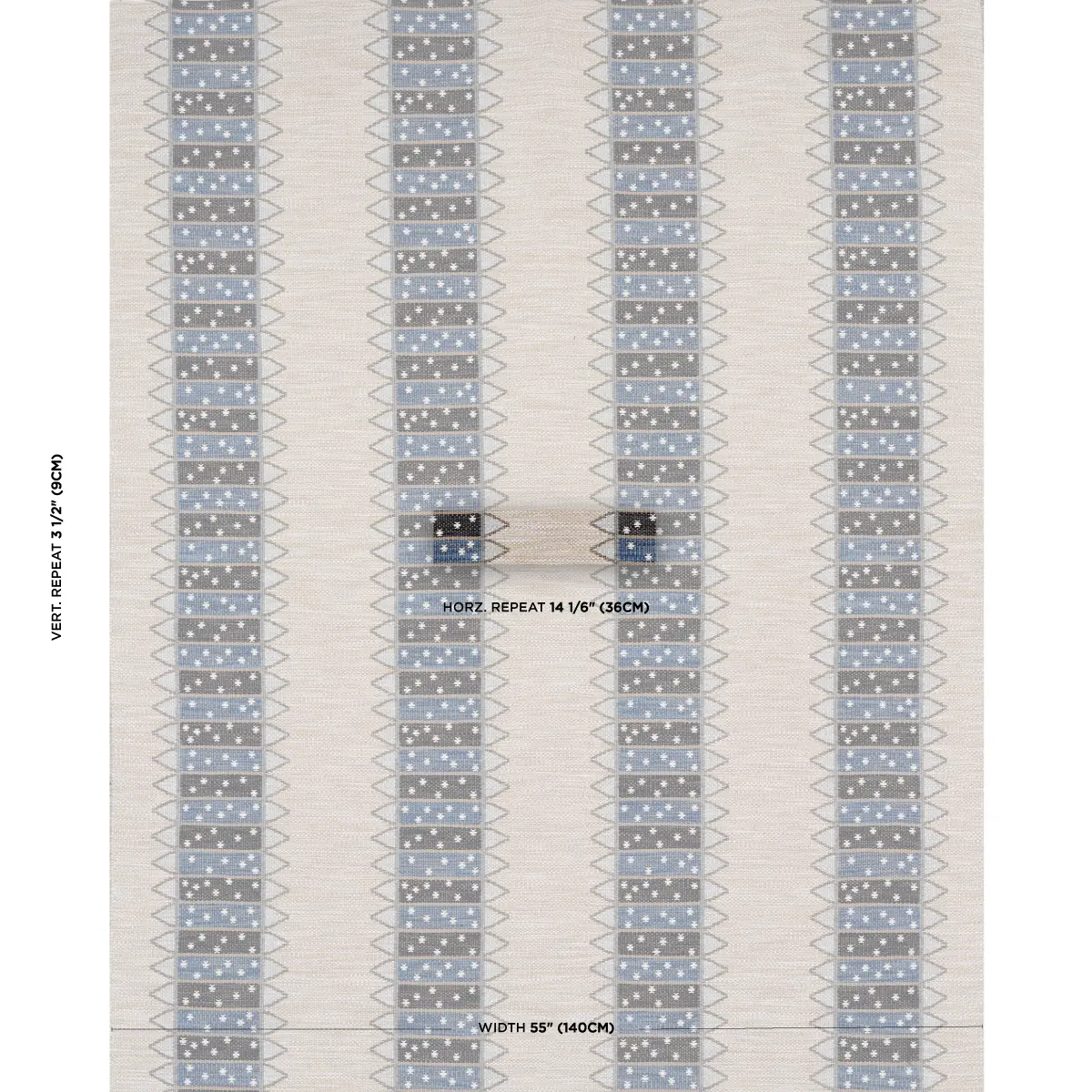 NOOR KILIM STRIPE_ INDIGO