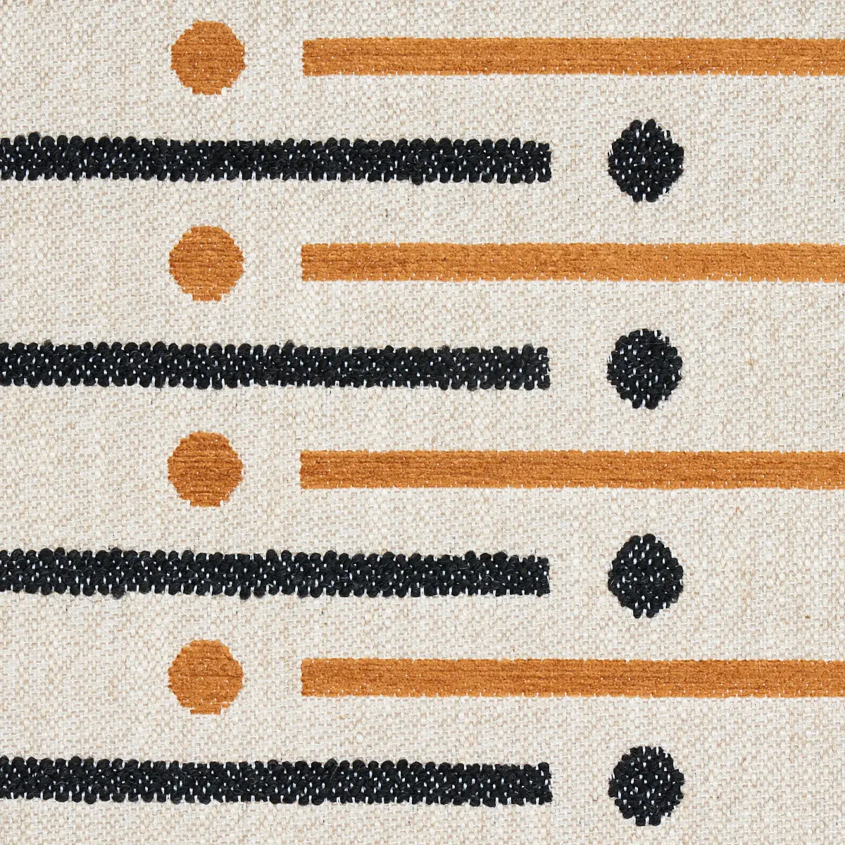SERAPO RUSTIC WEAVE_ CARBON & OCHRE