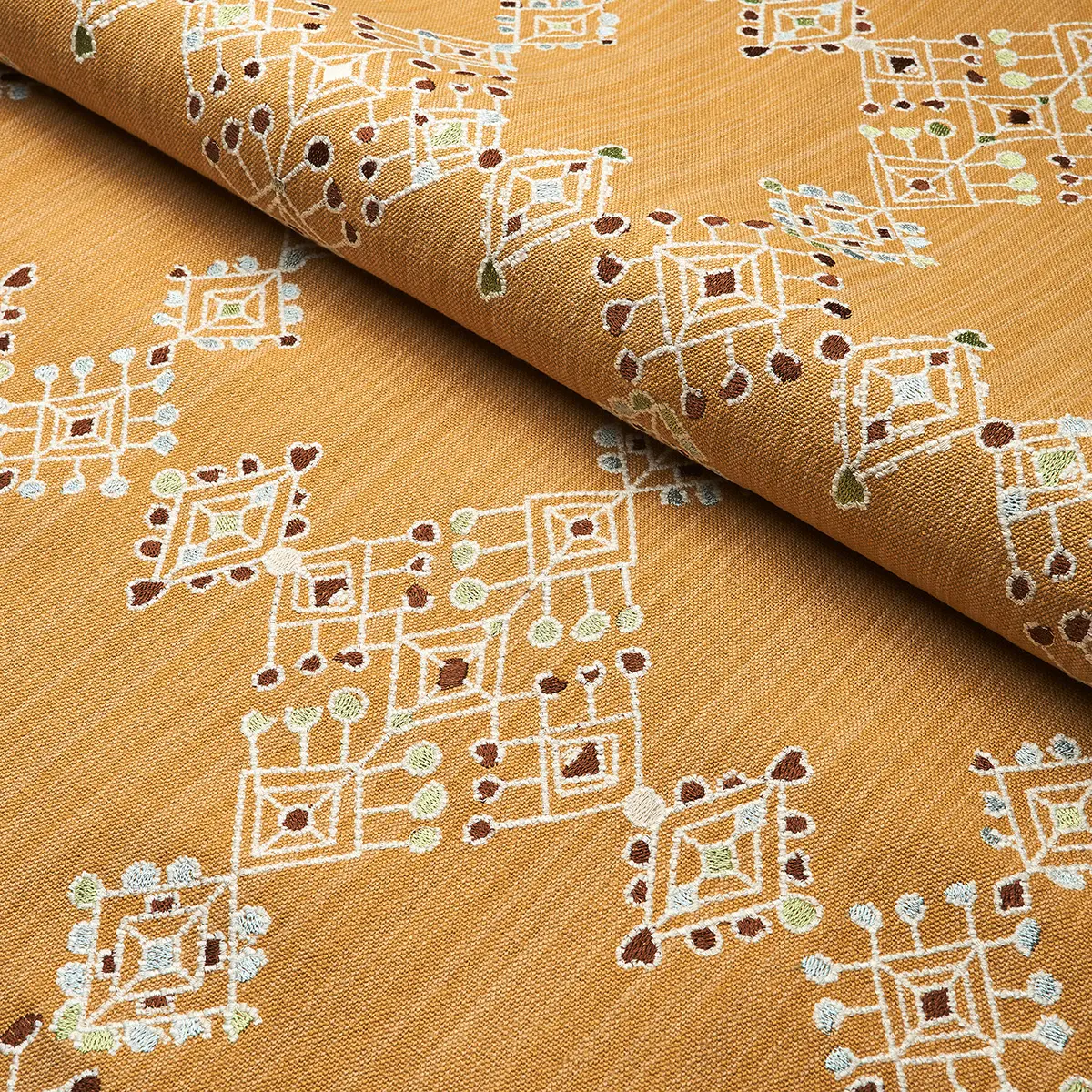 KALINDI EMBROIDERY_ SAFFRON