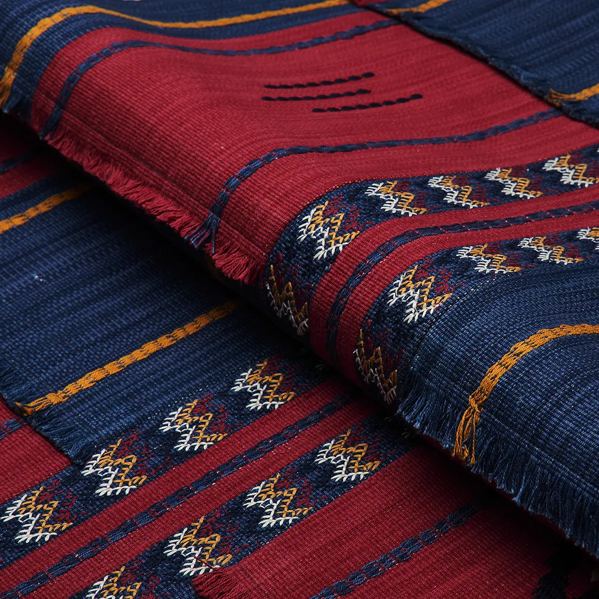 ARAVALI PATCHWORK_ CERISE AND INK