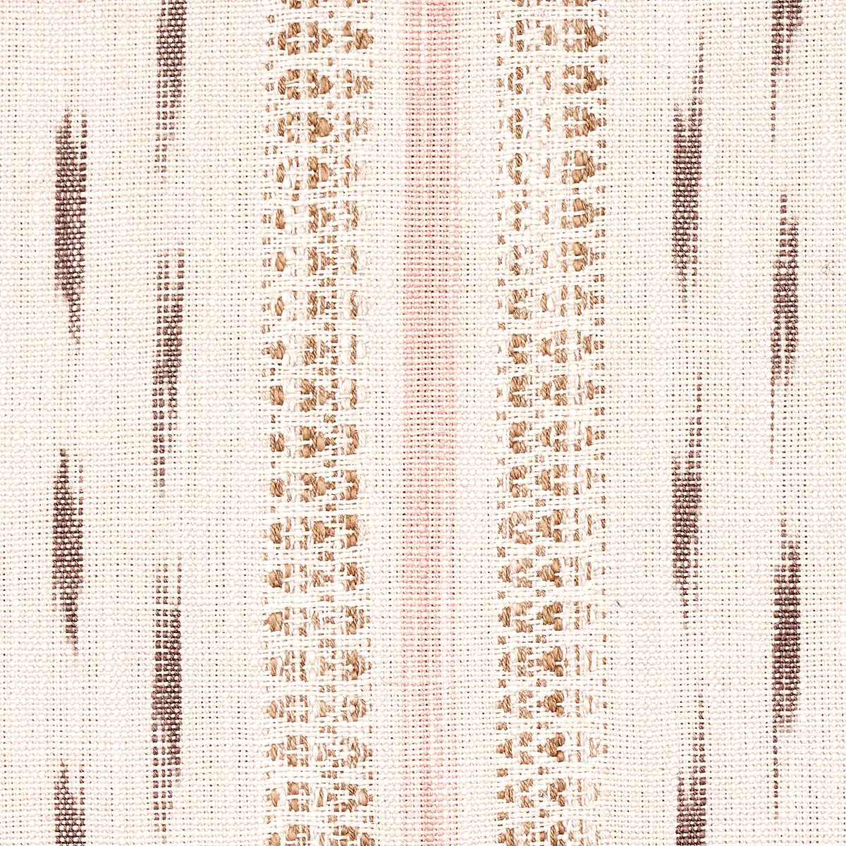 MIRZA IKAT STRIPE_ BLUSH ON NATURAL