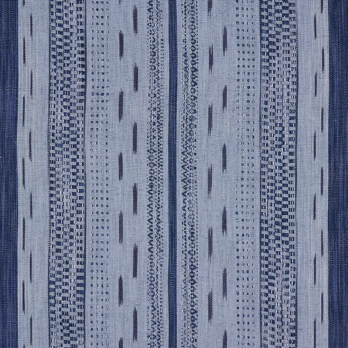 MIRZA IKAT STRIPE_ INDIGO ON CHAMBRAY