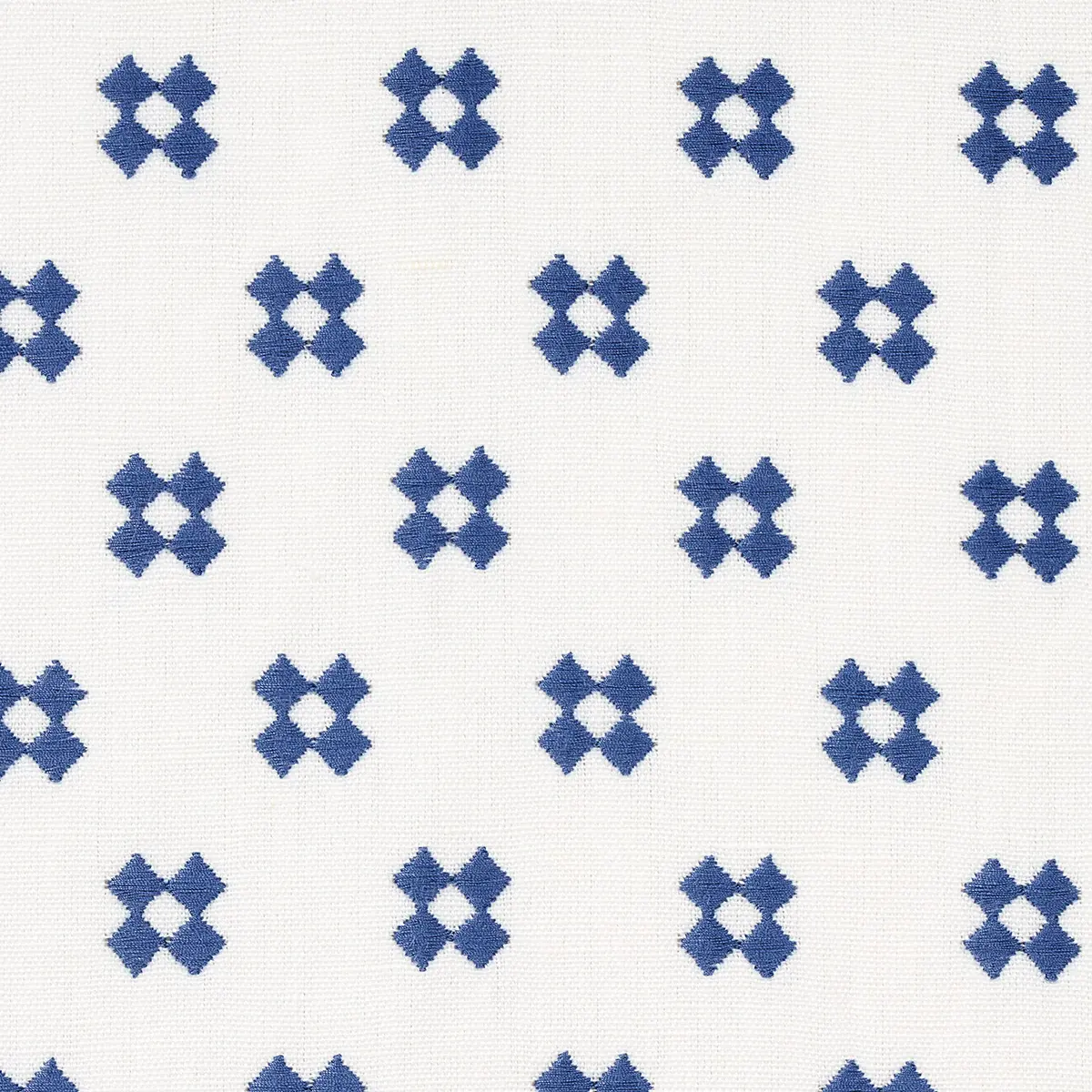 Thandie Embroidery_ BLUE ON IVORY