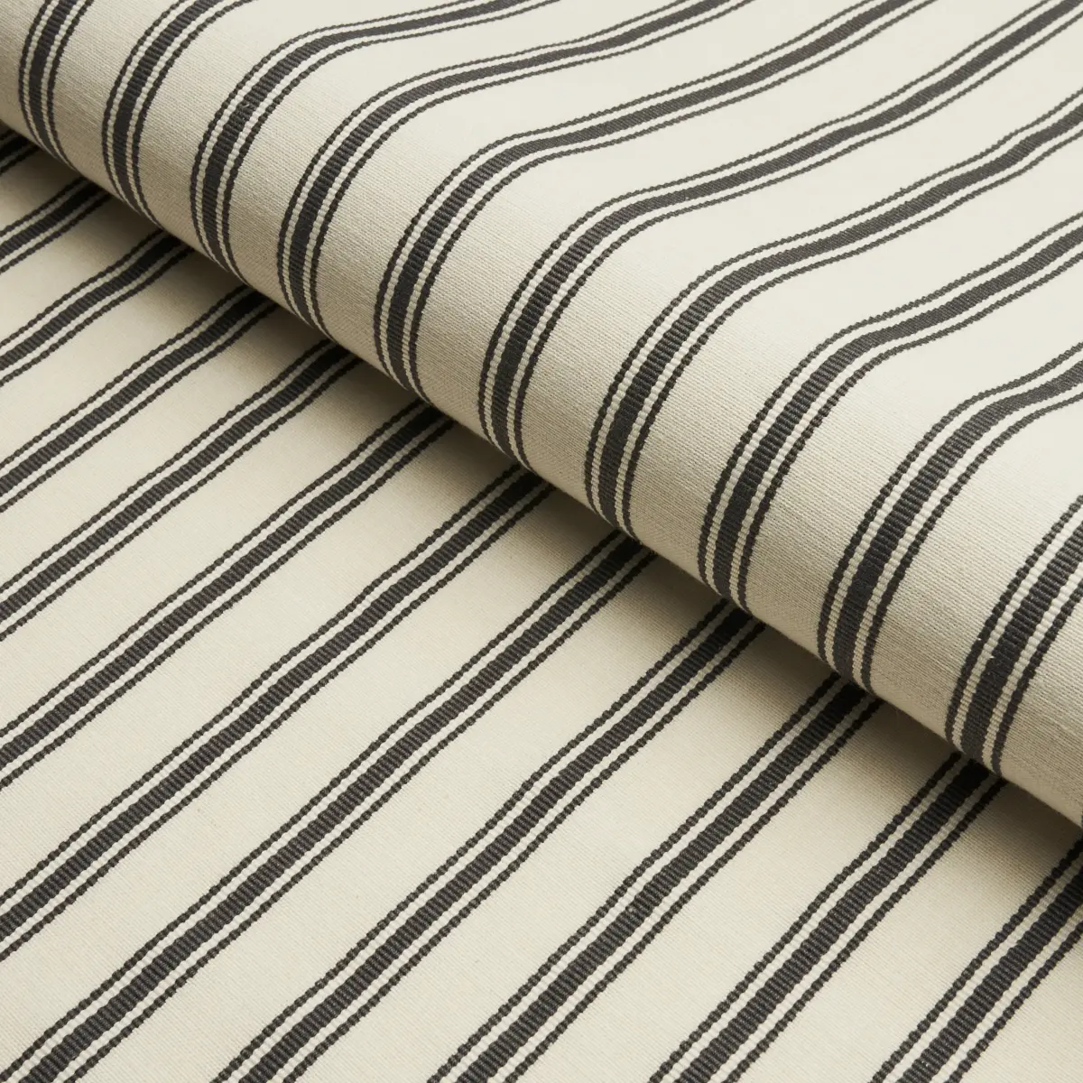 MARQUET TICKING STRIPE_ CARBON