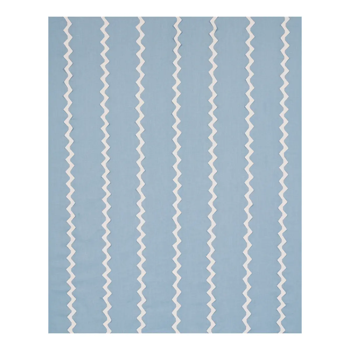 LAZARE APPLIQUÉ_ IVORY ON CHAMBRAY