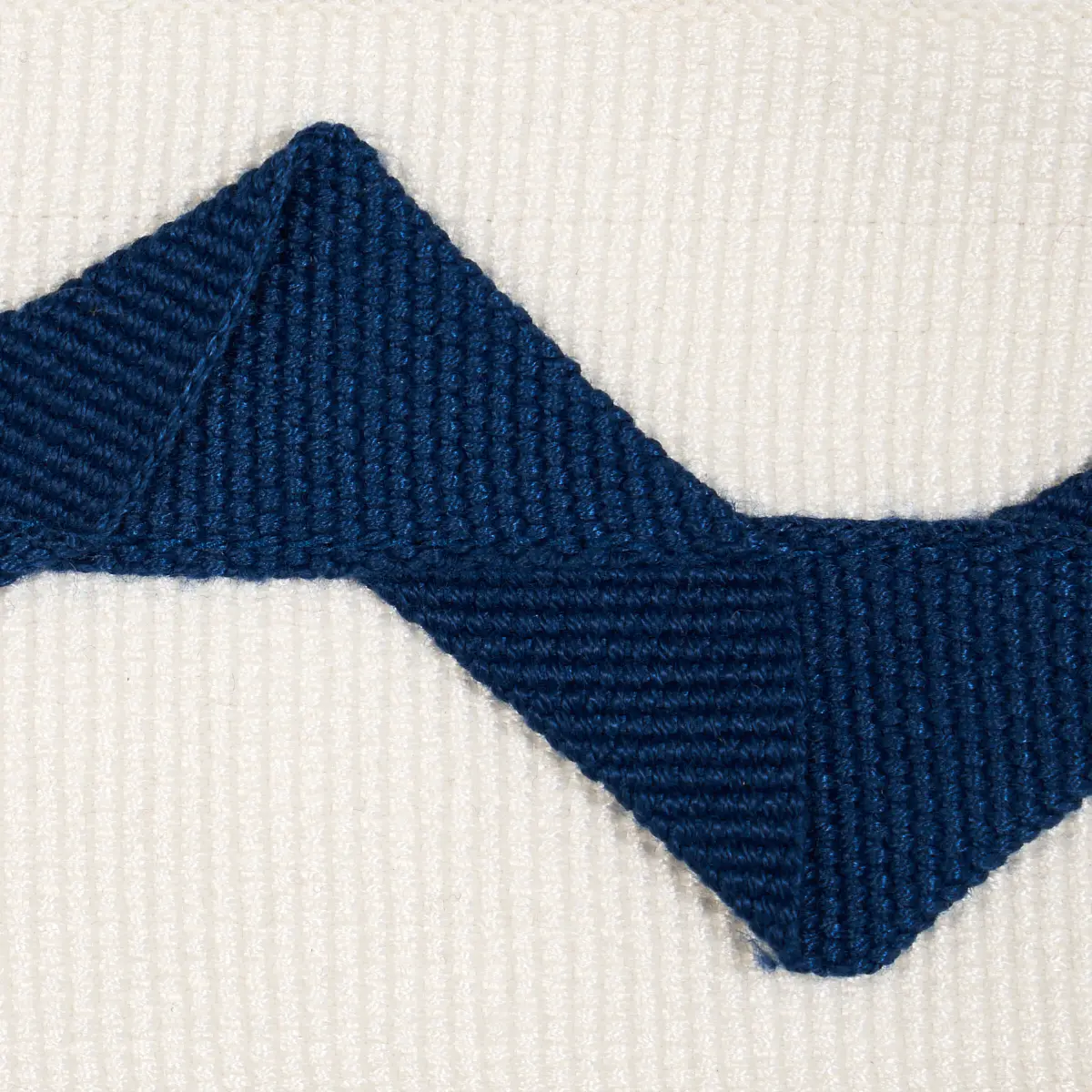 LAZARE APPLIQUÉ TAPE_ NAVY ON IVORY