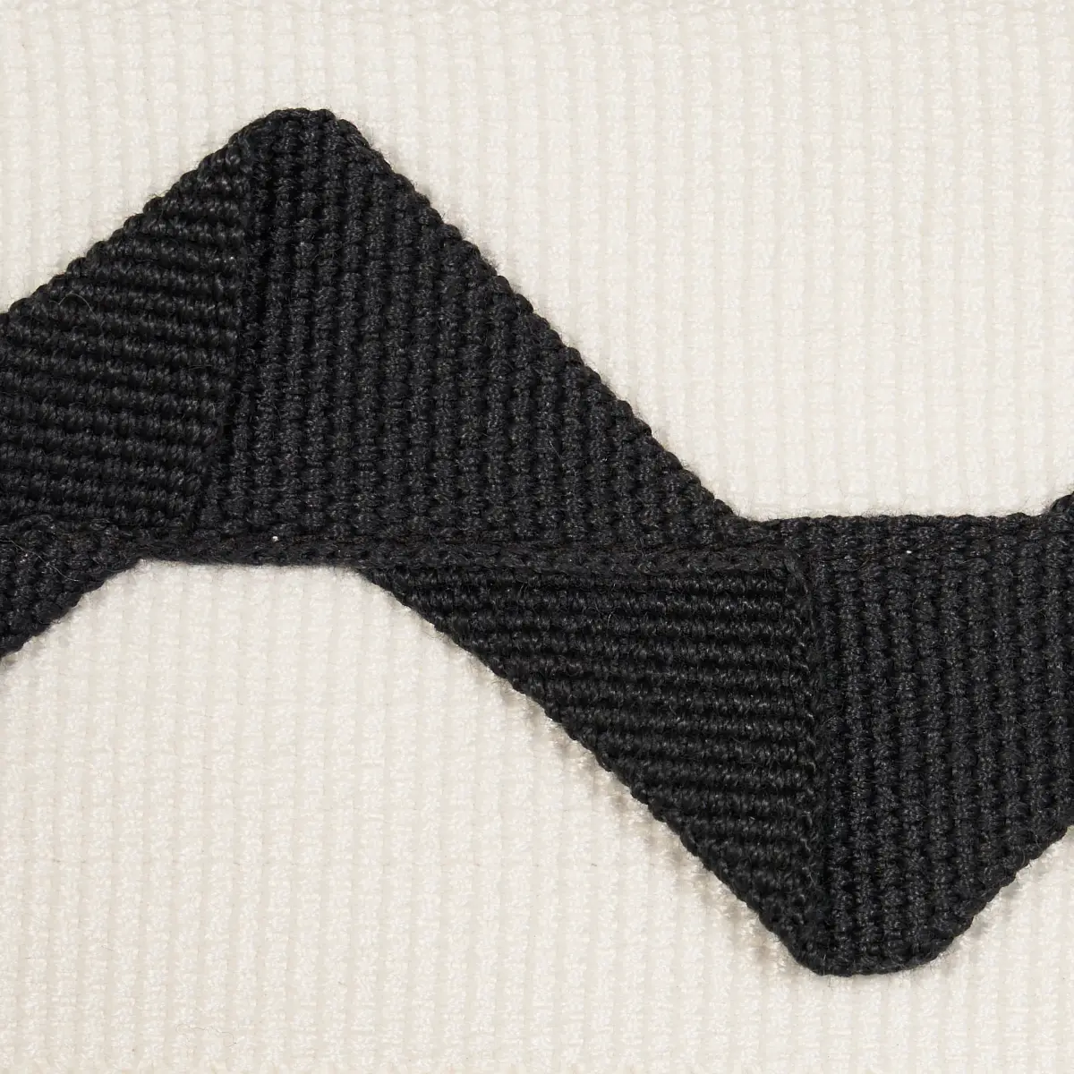 LAZARE APPLIQUÉ TAPE_ BLACK ON IVORY