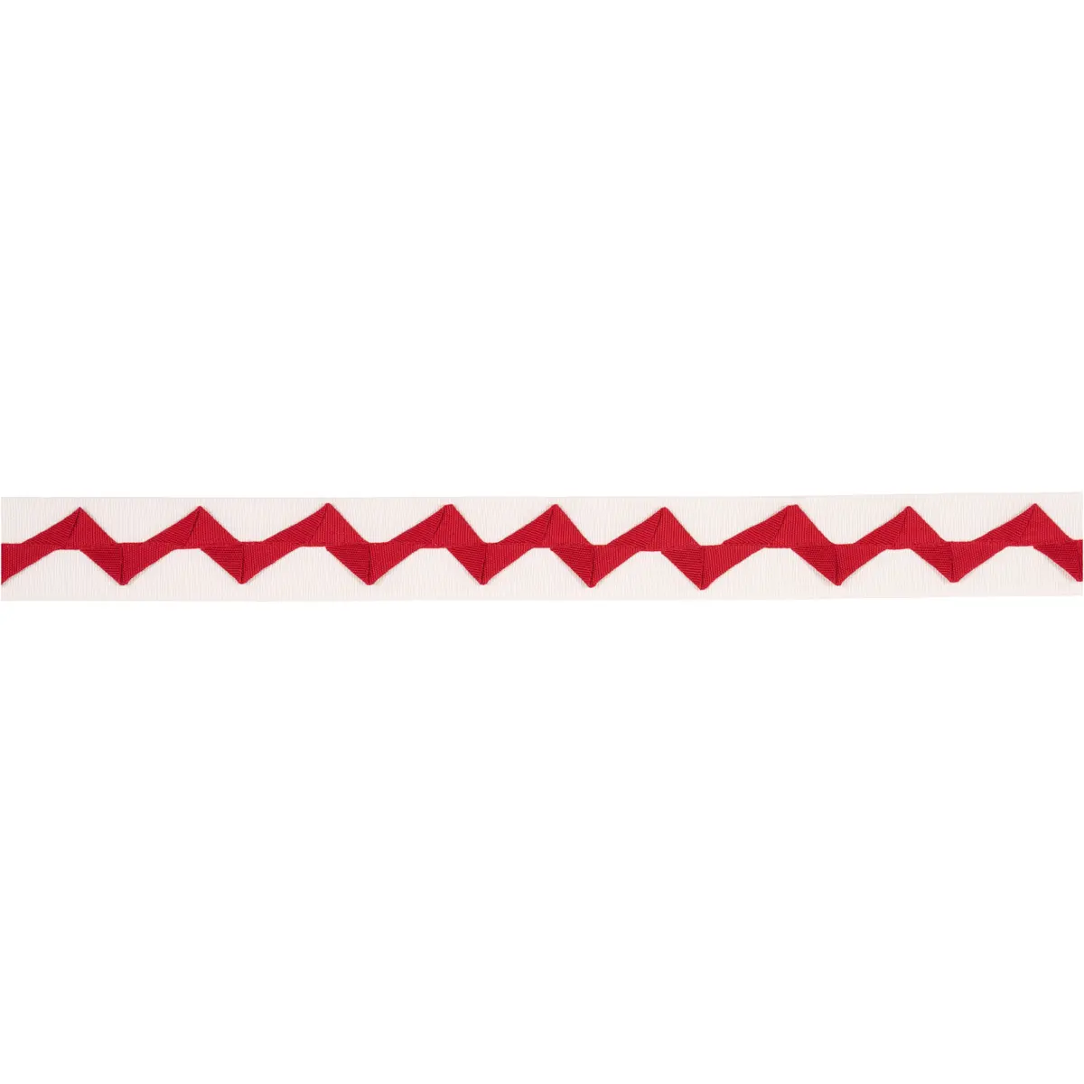 LAZARE APPLIQUÉ TAPE_ RED ON IVORY