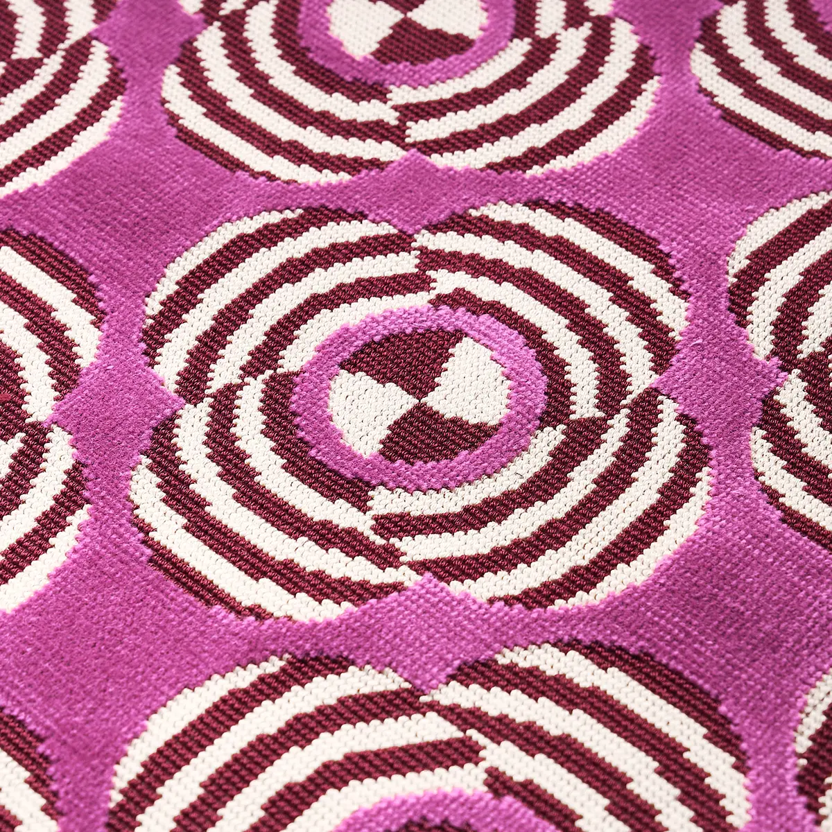 LE MODERNE CUT VELVET_ MAGENTA