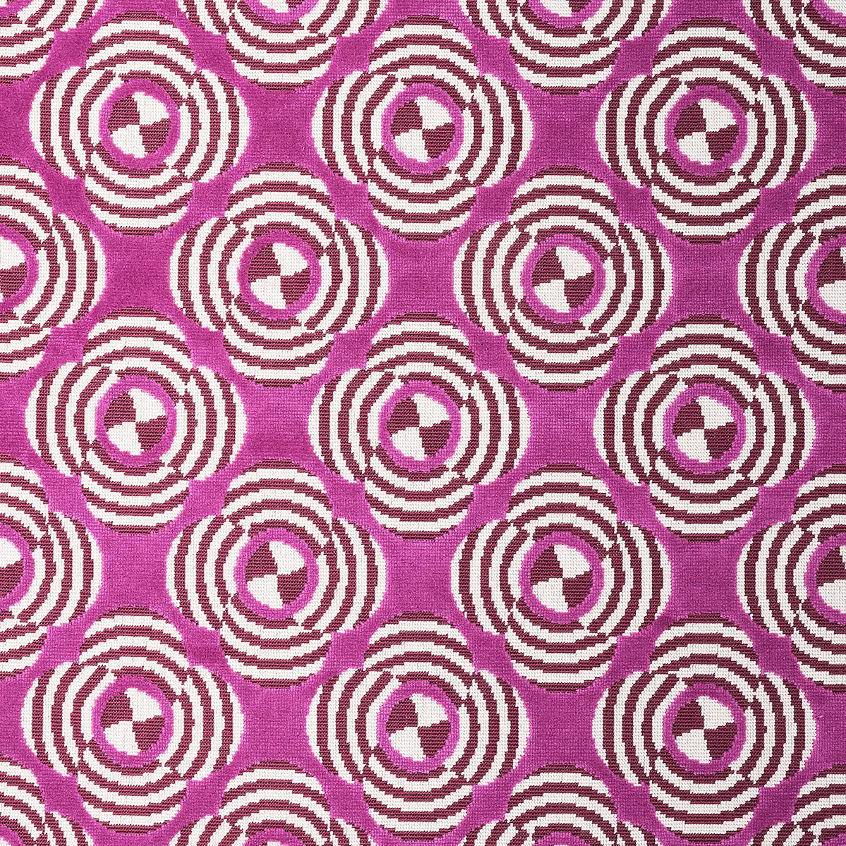 LE MODERNE CUT VELVET_ MAGENTA