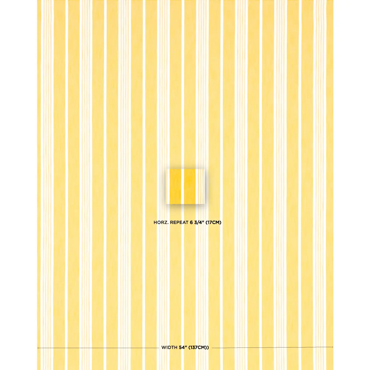 HAMPTON STRIPE INDOOR/OUTDOOR_ CANARY