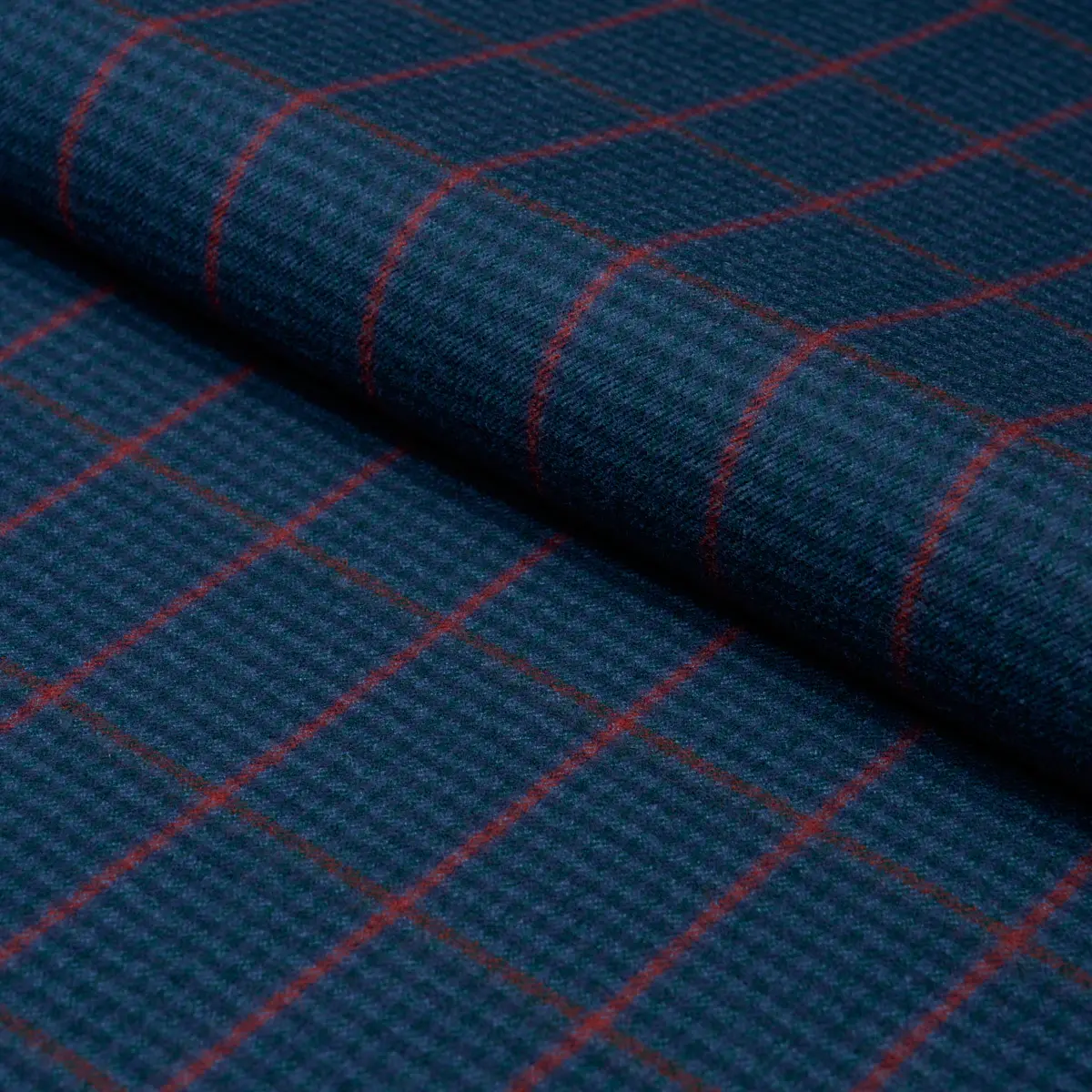ALDRIDGE WOOL HOUNDSTOOTH_ SPRUCE