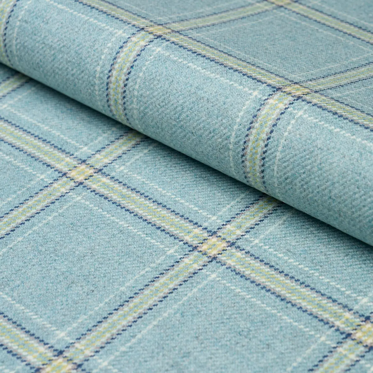 BLACKBURN MERINO PLAID_ ROBIN'S EGG