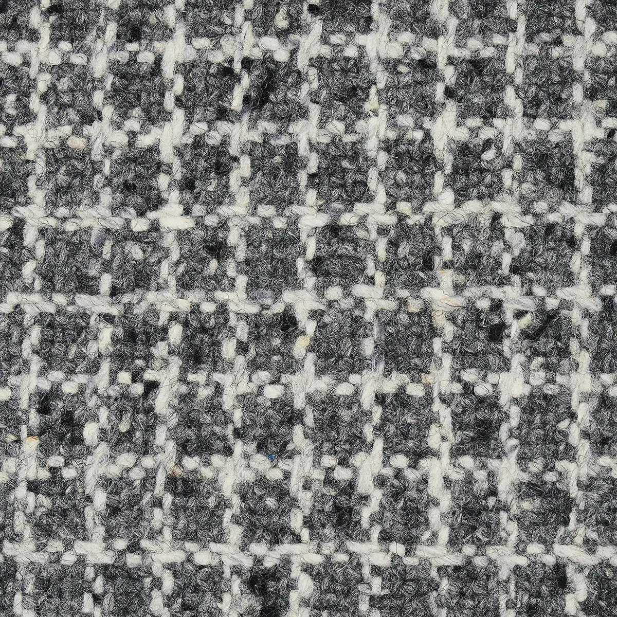HUDSON WOOL CHECK_ GREY