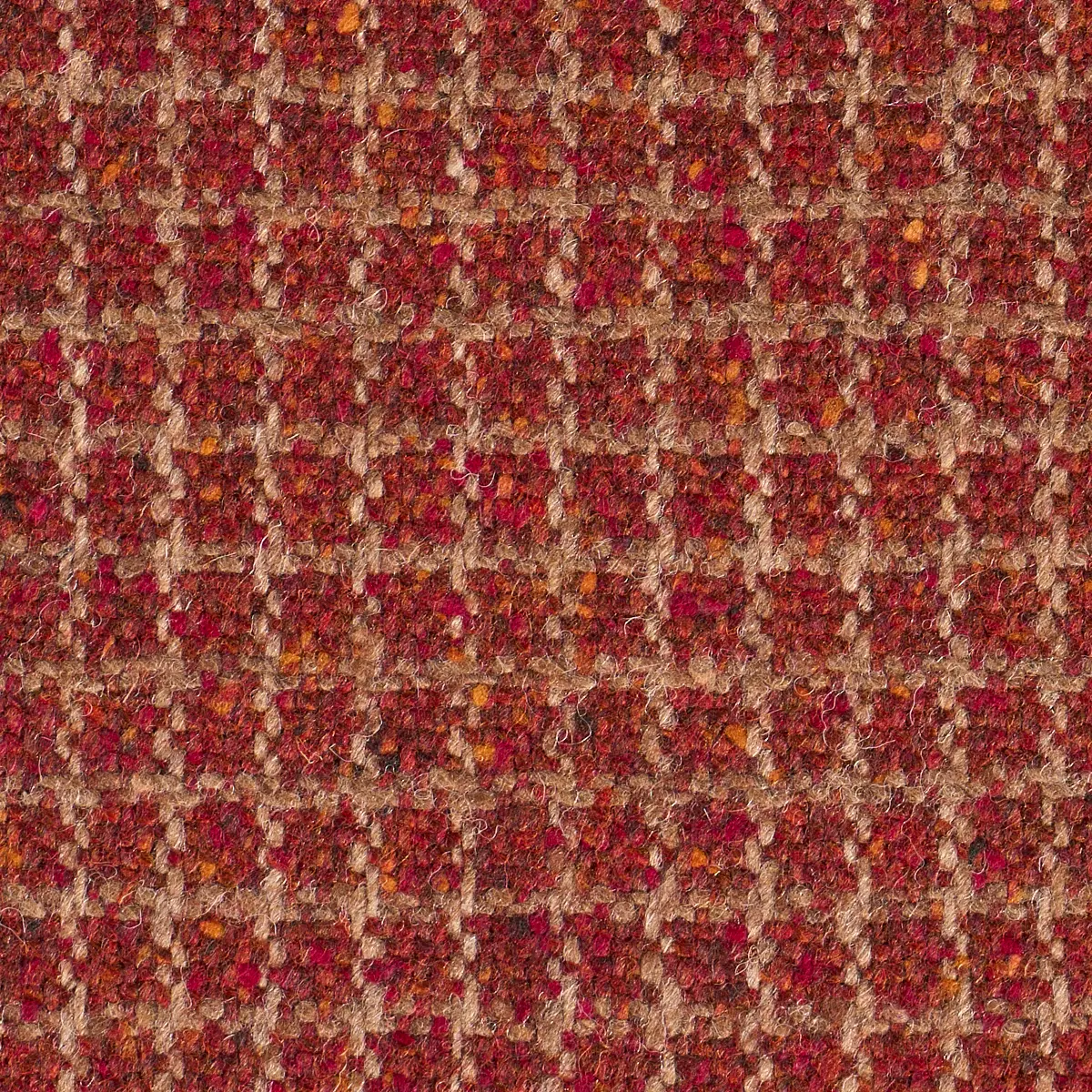 HUDSON WOOL CHECK_ RUST