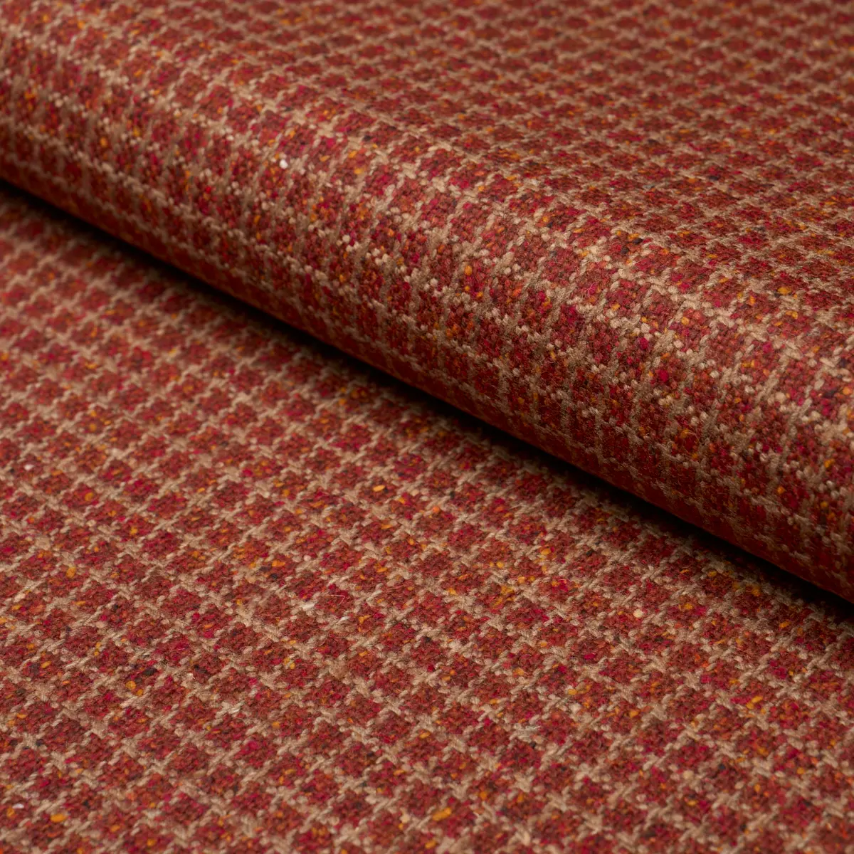 HUDSON WOOL CHECK_ RUST