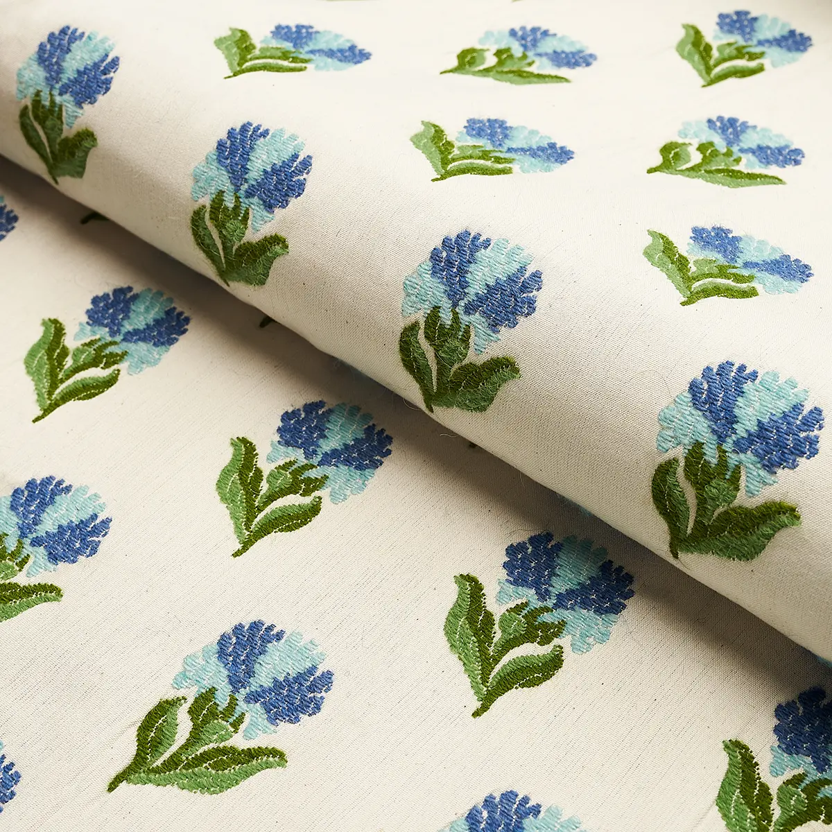 ROSINA FLORAL_ CORNFLOWER