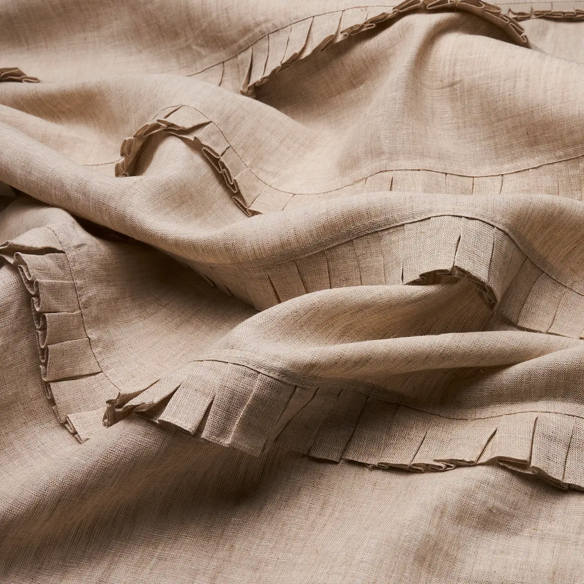 DOROTHY PLEATED LINEN_ LINEN