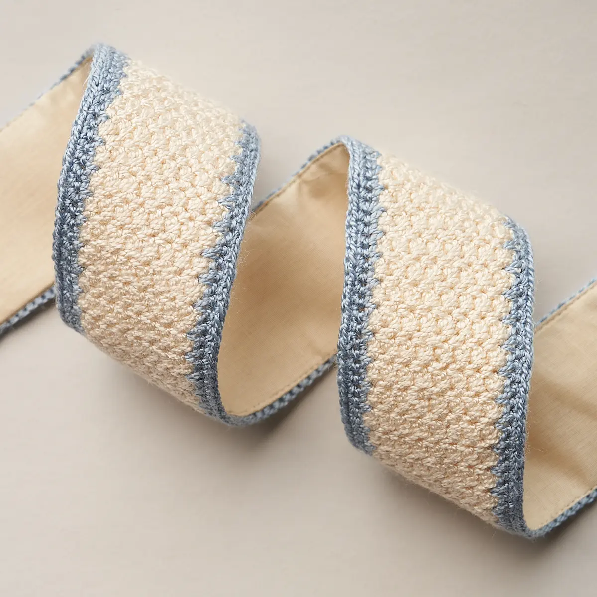 SYLVIA CROCHET TAPE_ CORNFLOWER