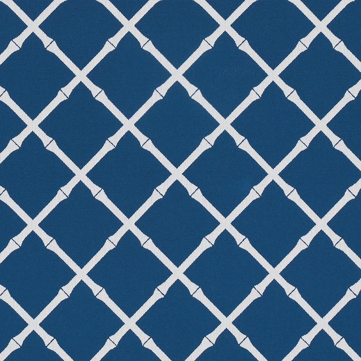 BAMBOO TRELLIS INDOOR/OUTDOOR_ NAVY